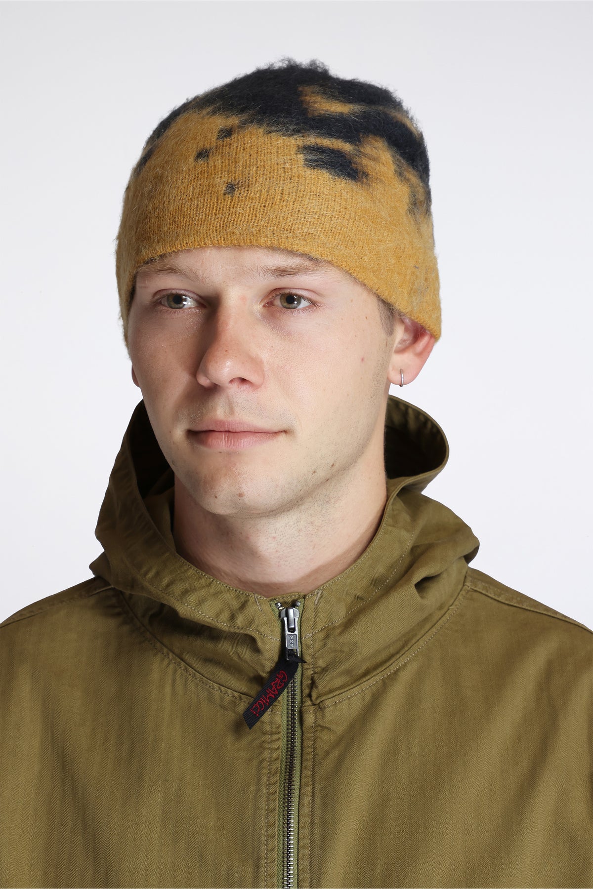 Mohair Splatter Beanie Safron Splatter