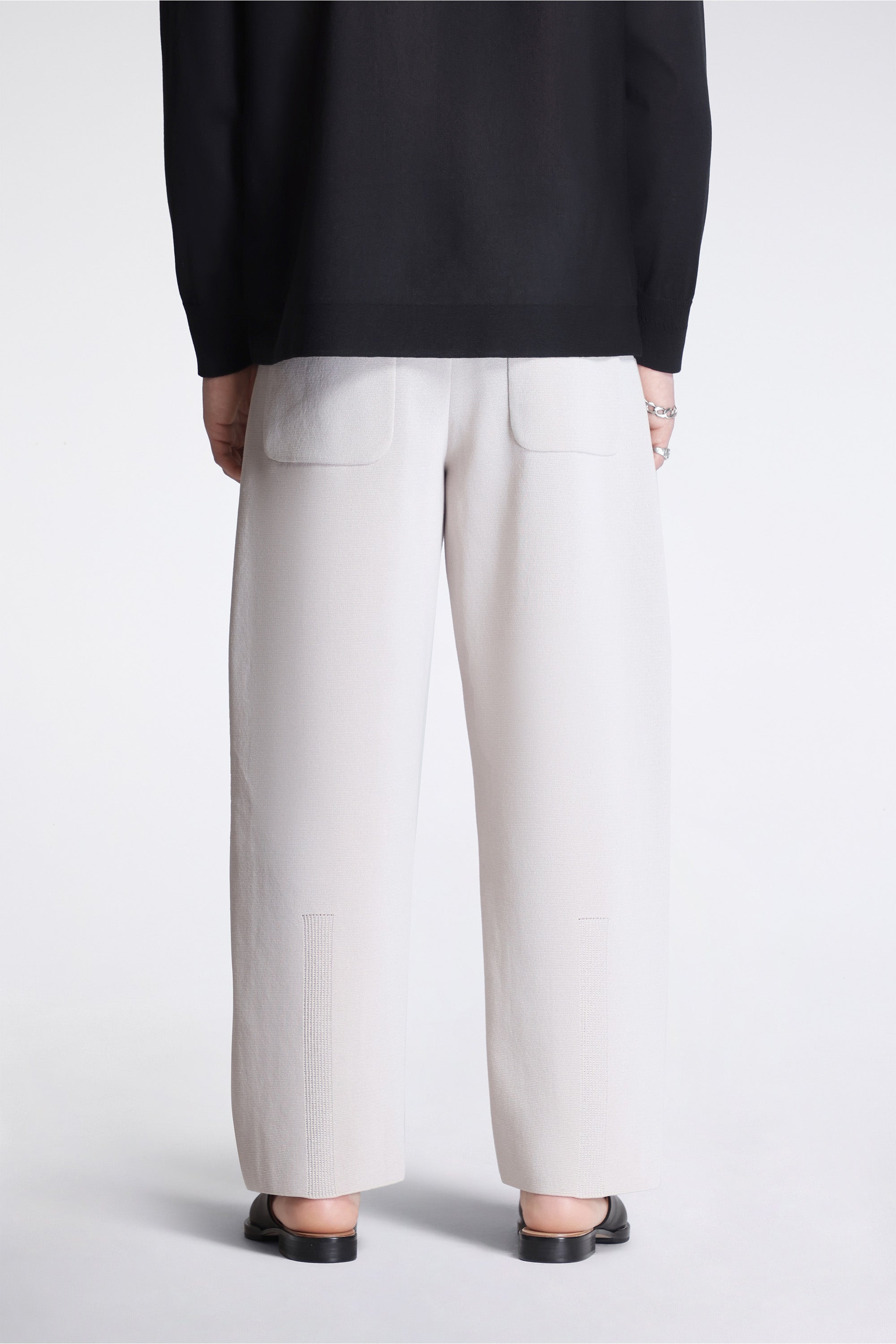Tc Milan Curved Pants Linen Beige