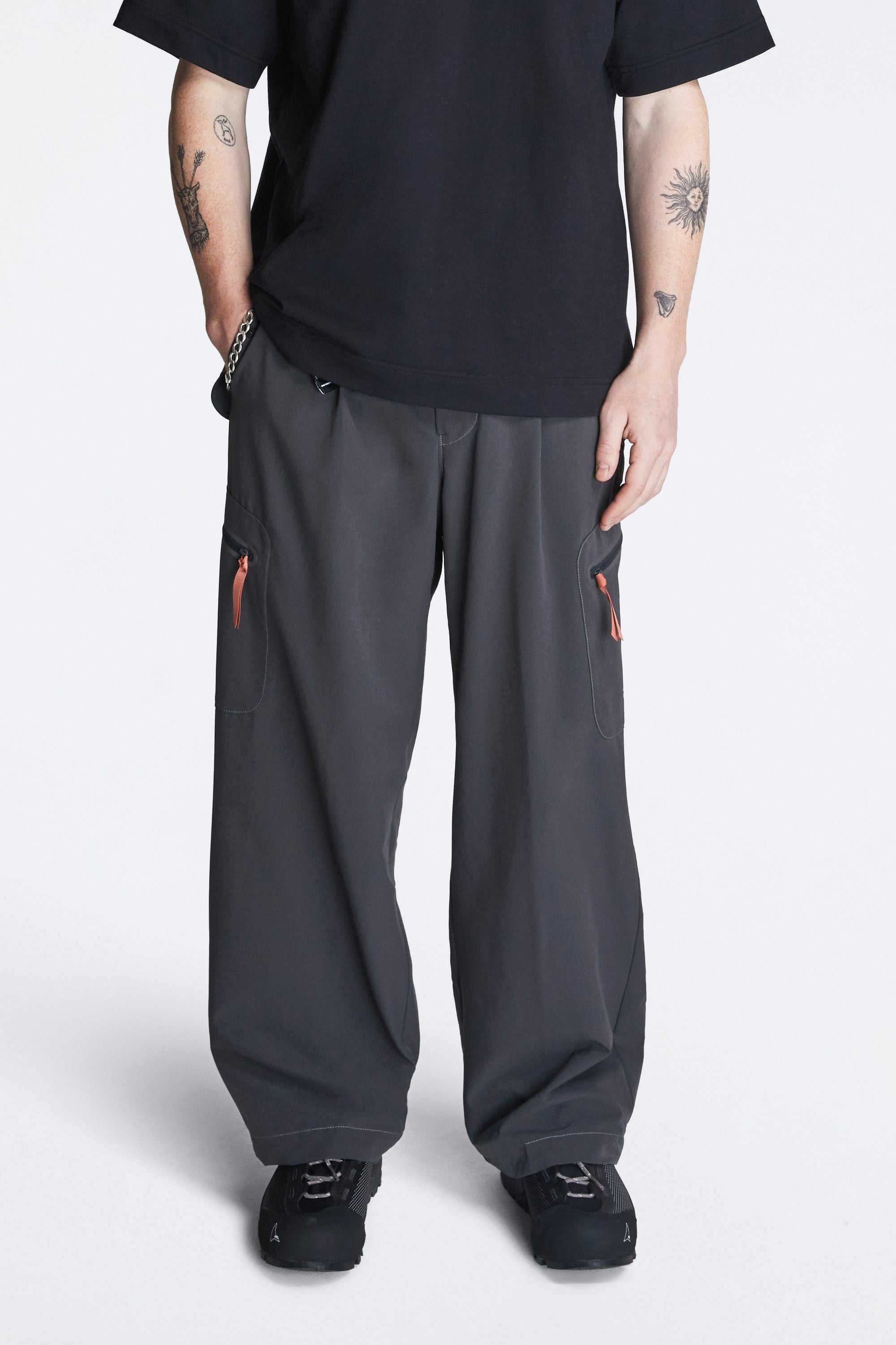 Roa × And Wander Breathable Pants Charcoal