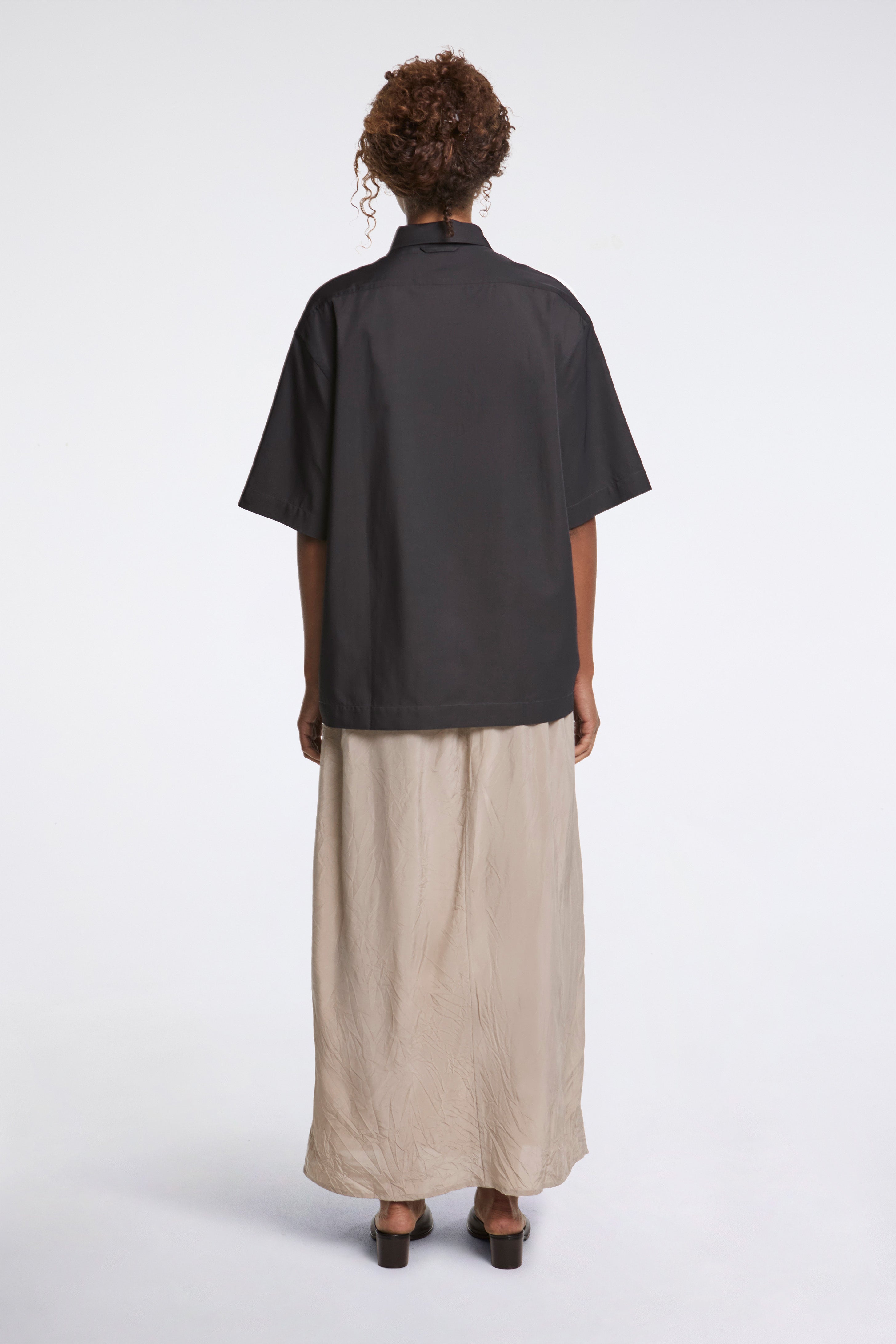 Delos Viscose Shirt Coal