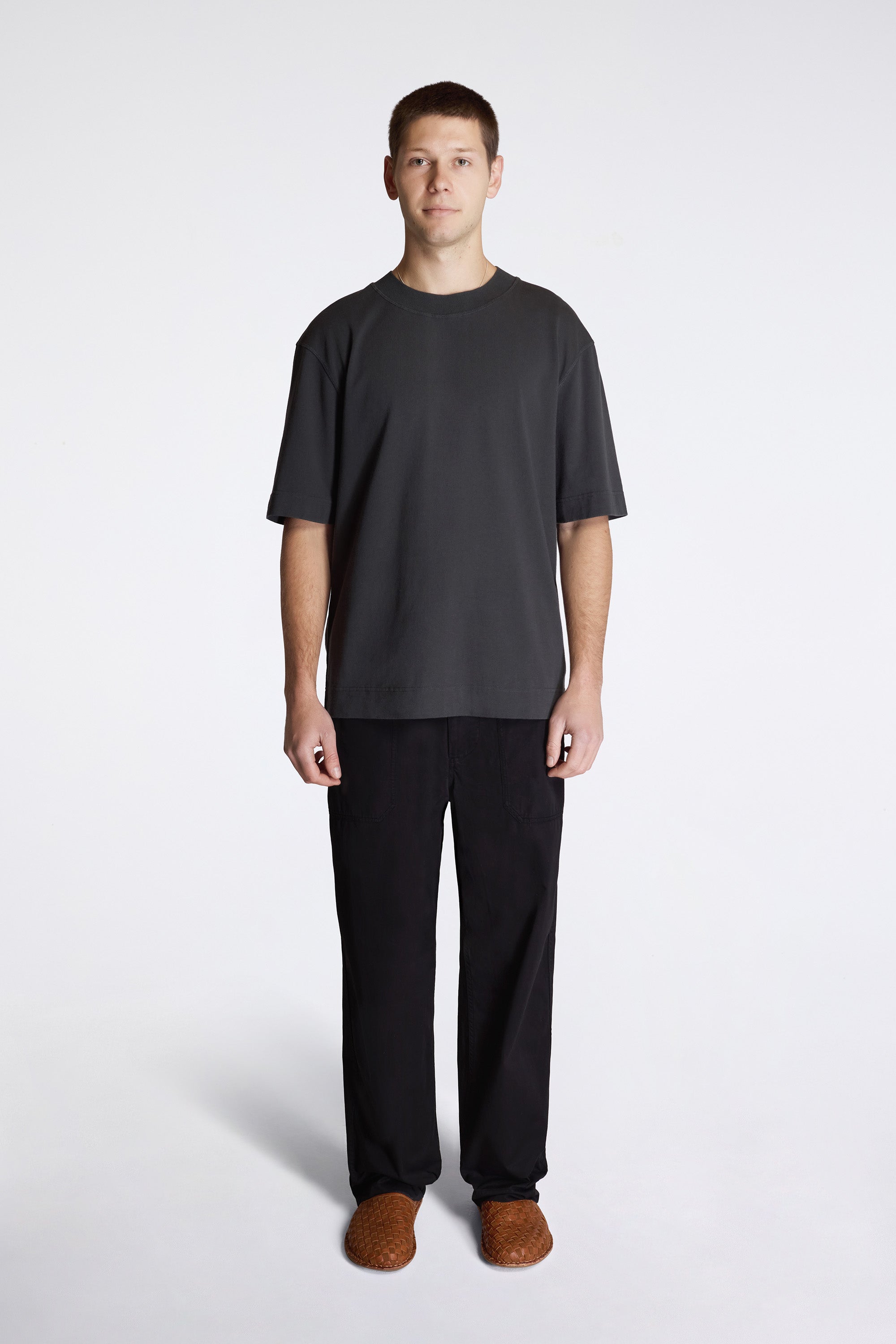 MHL Flatlock Crew Black Green
