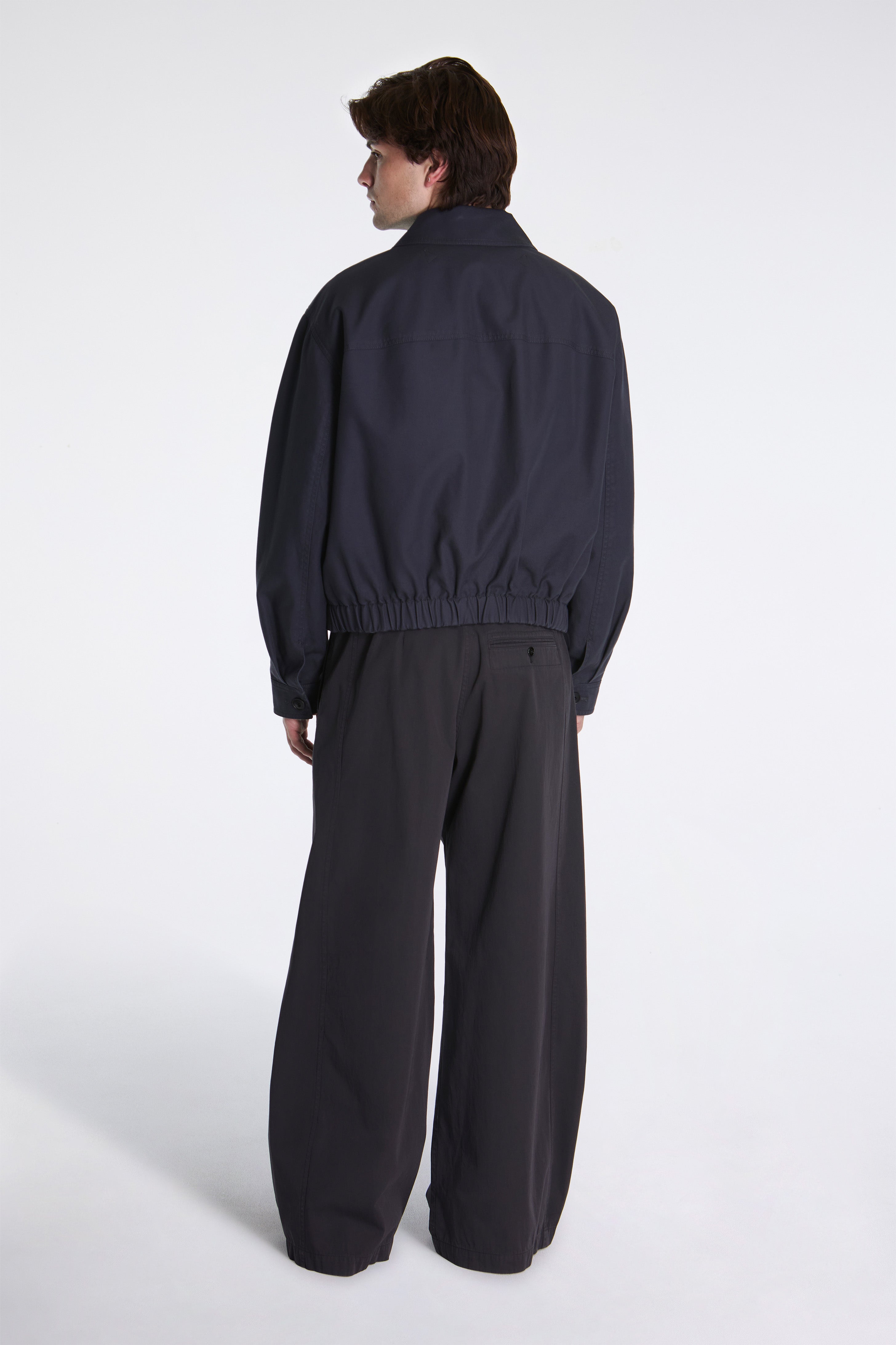 Lemaire Boxy Blouson Graphite Blue