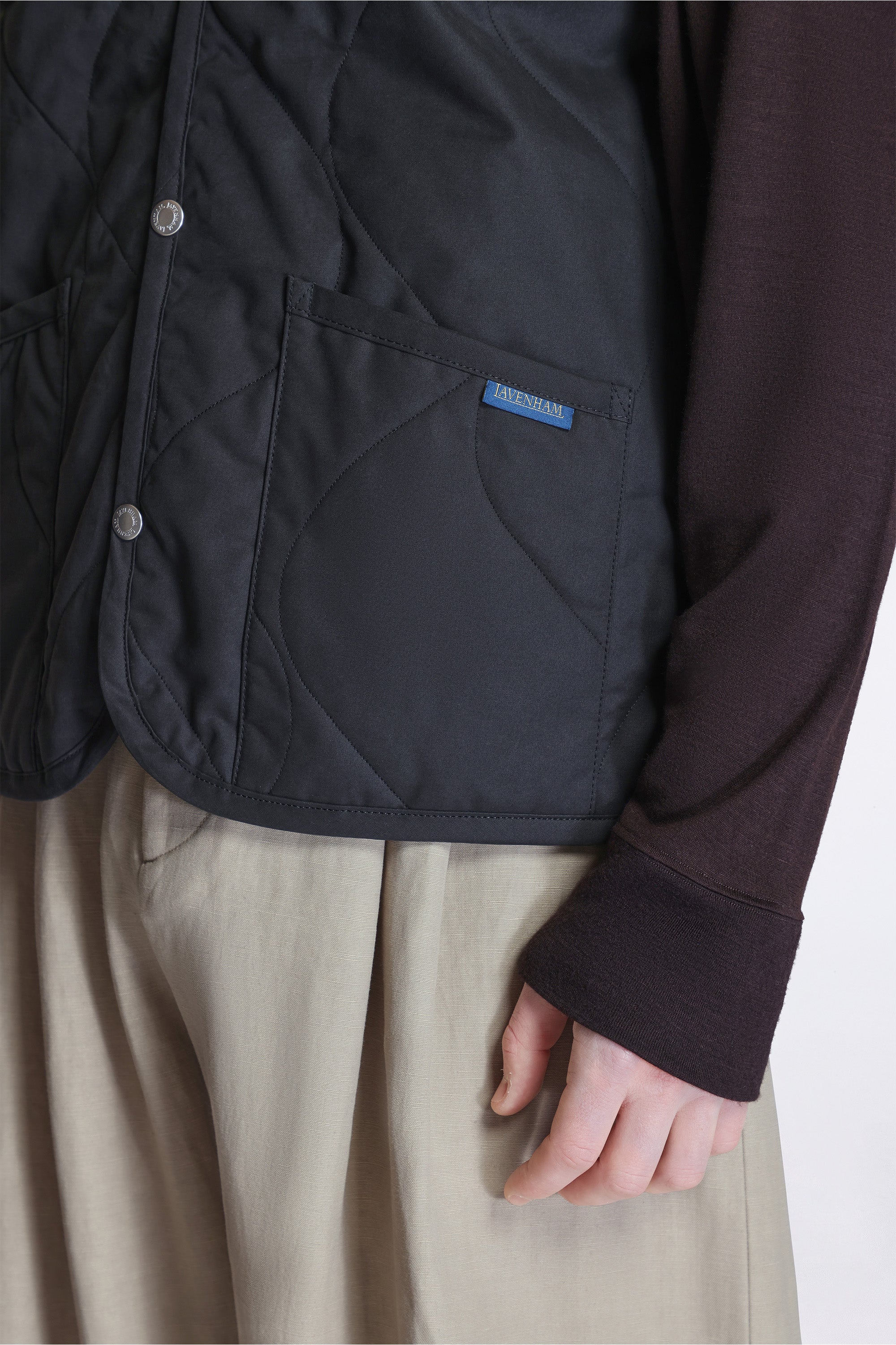 Bomber Gilet Mens Black