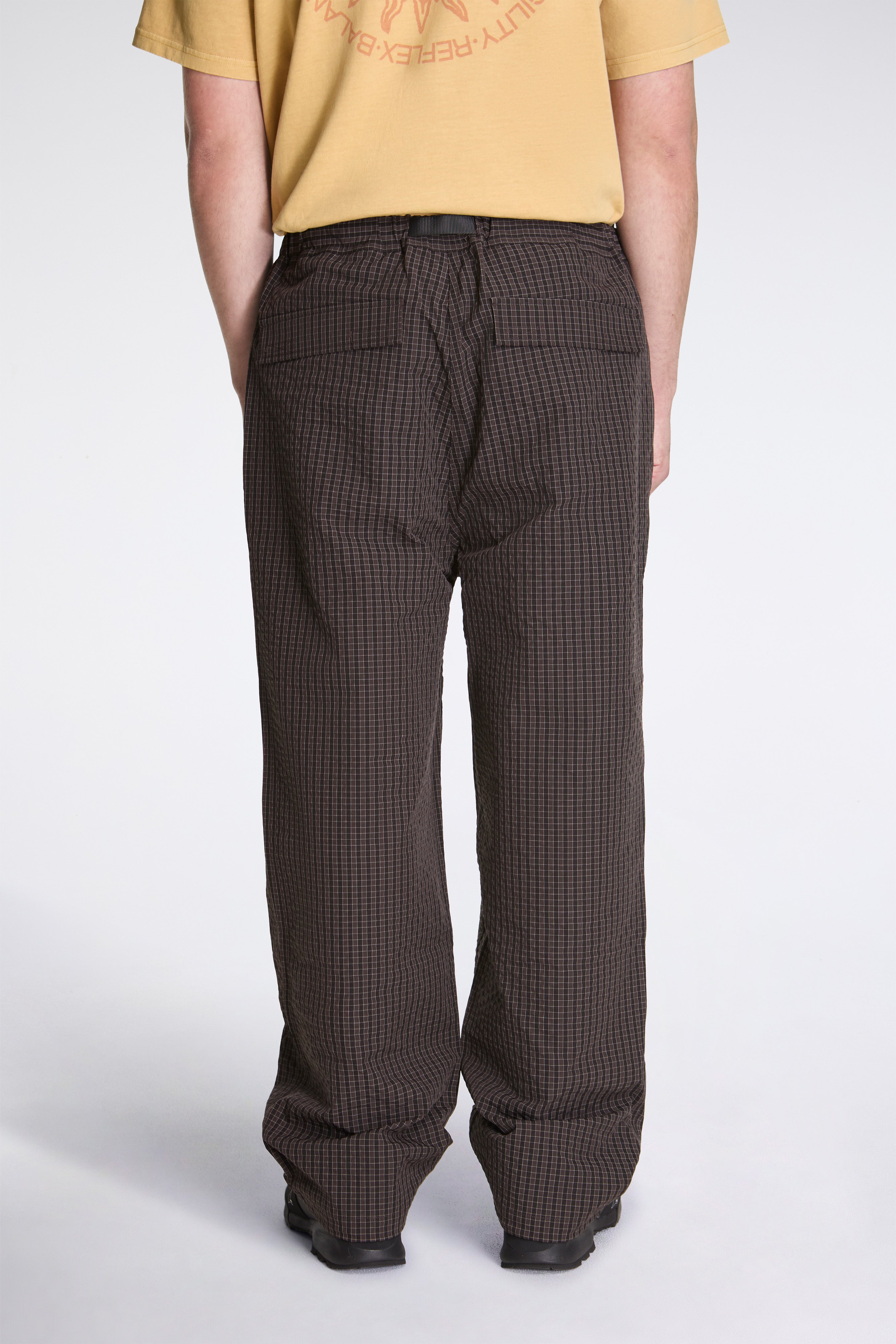 Northside Plaid Pant Deep Brown