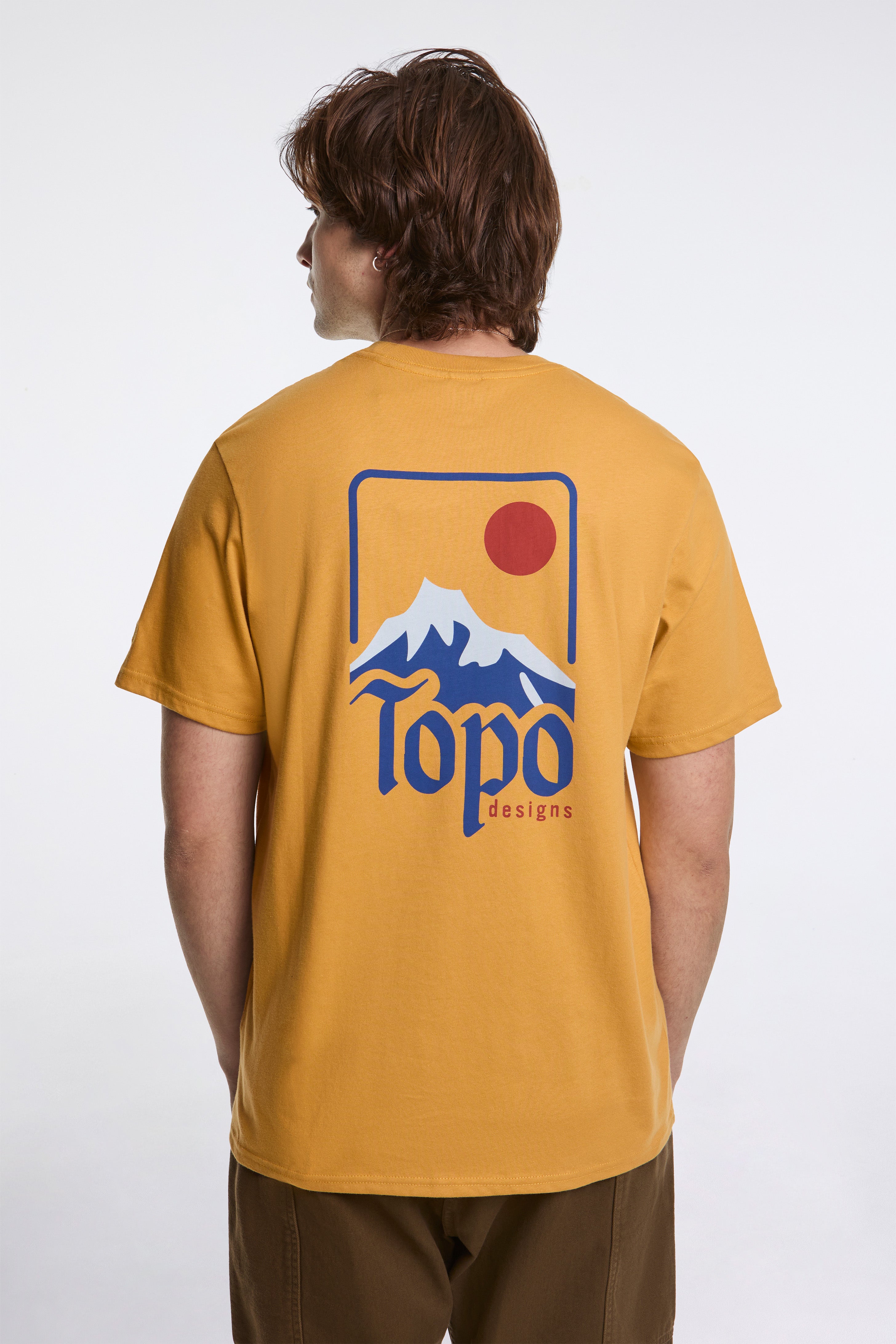 Peak Tee Mens Goldenrod