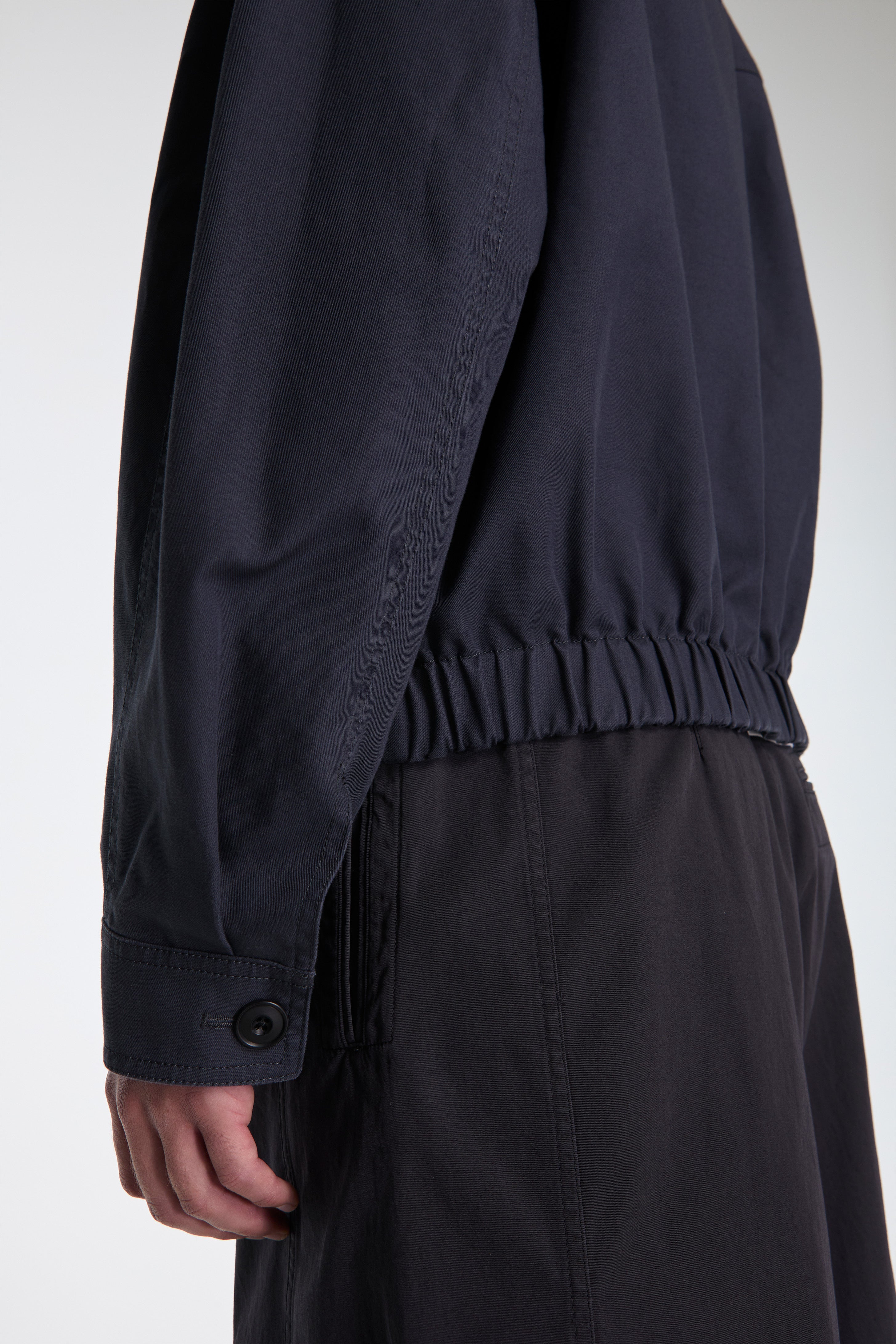 Boxy Blouson Graphite Blue