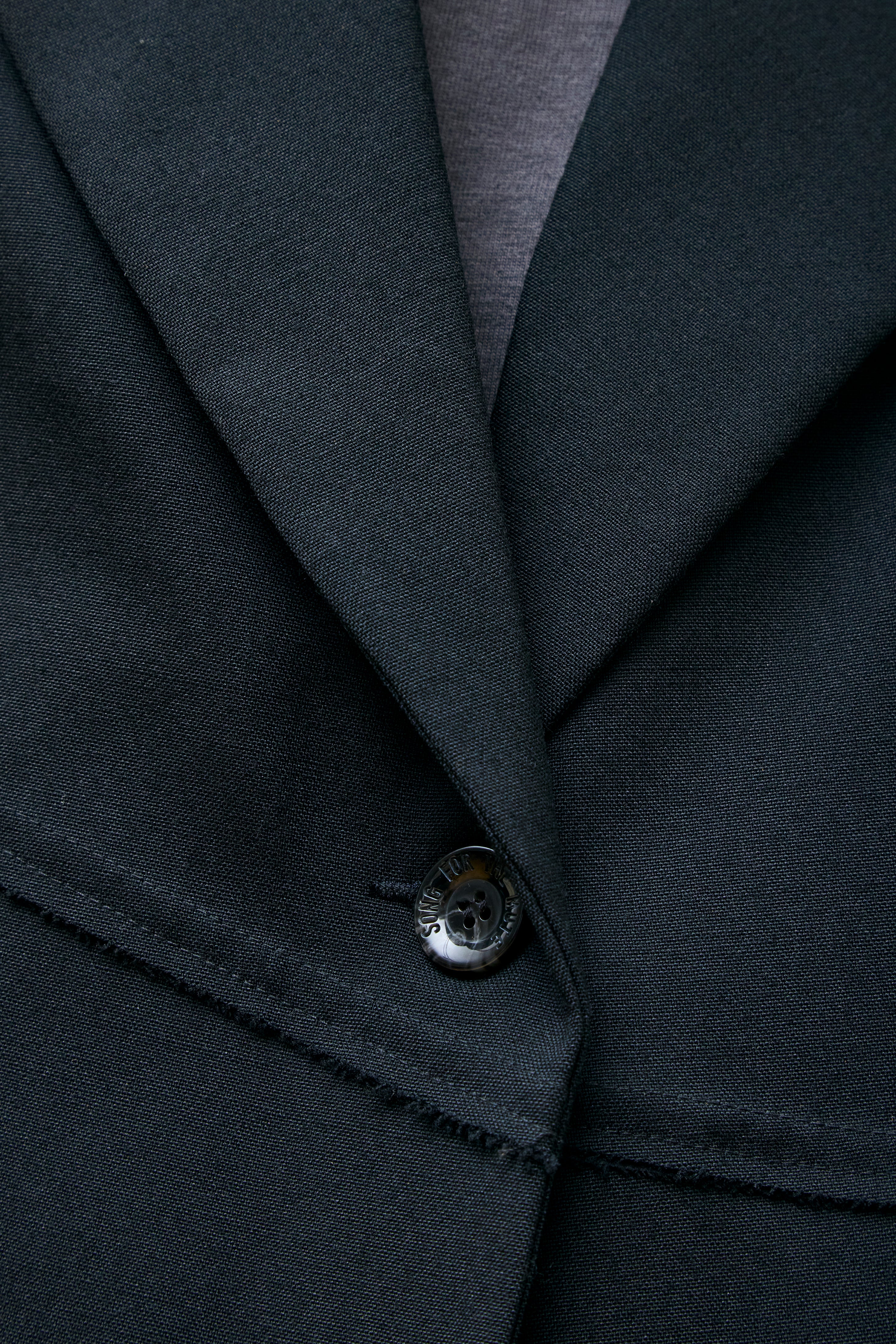 "Slash" Tailored Blazer Black