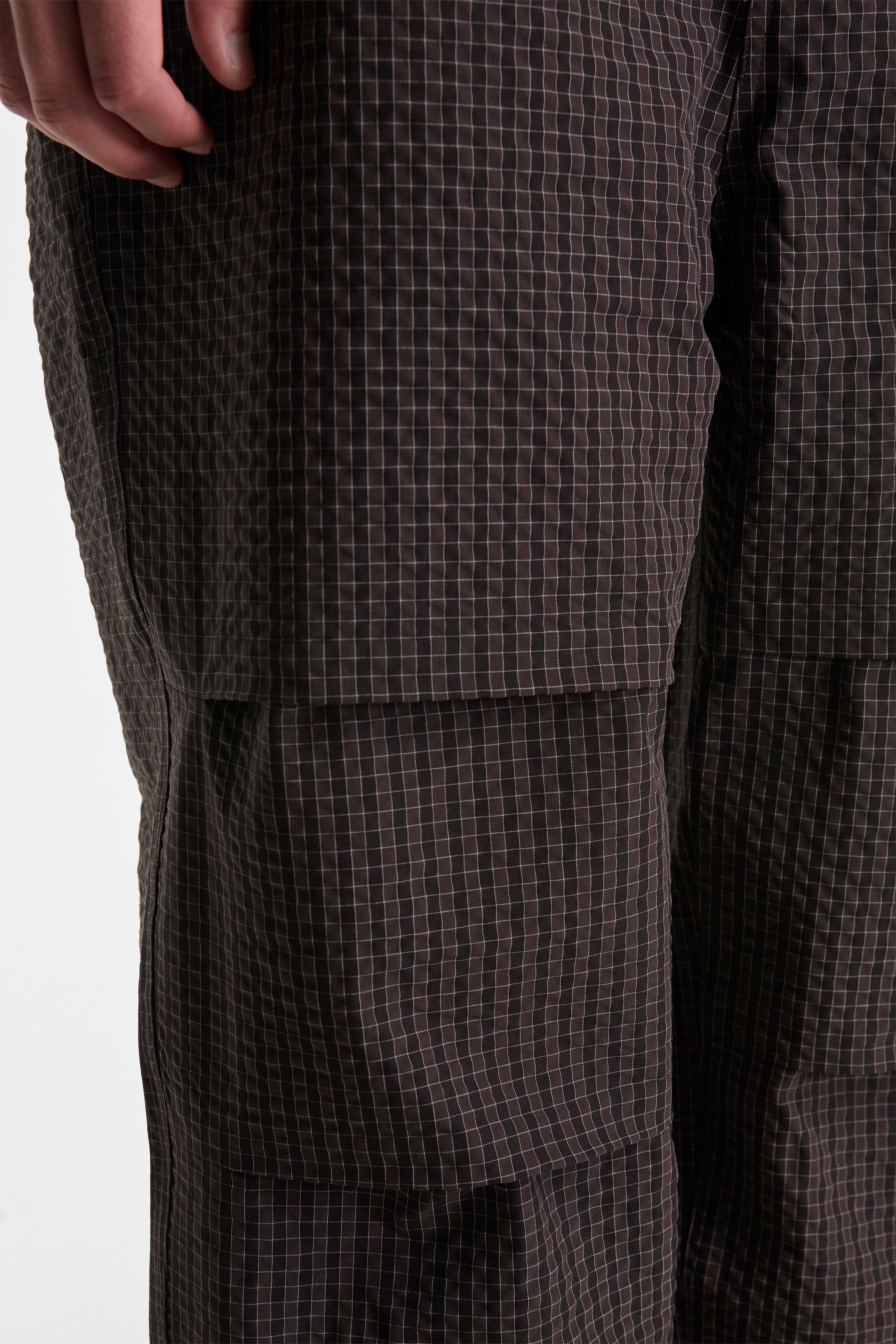 Northside Plaid Pant Deep Brown