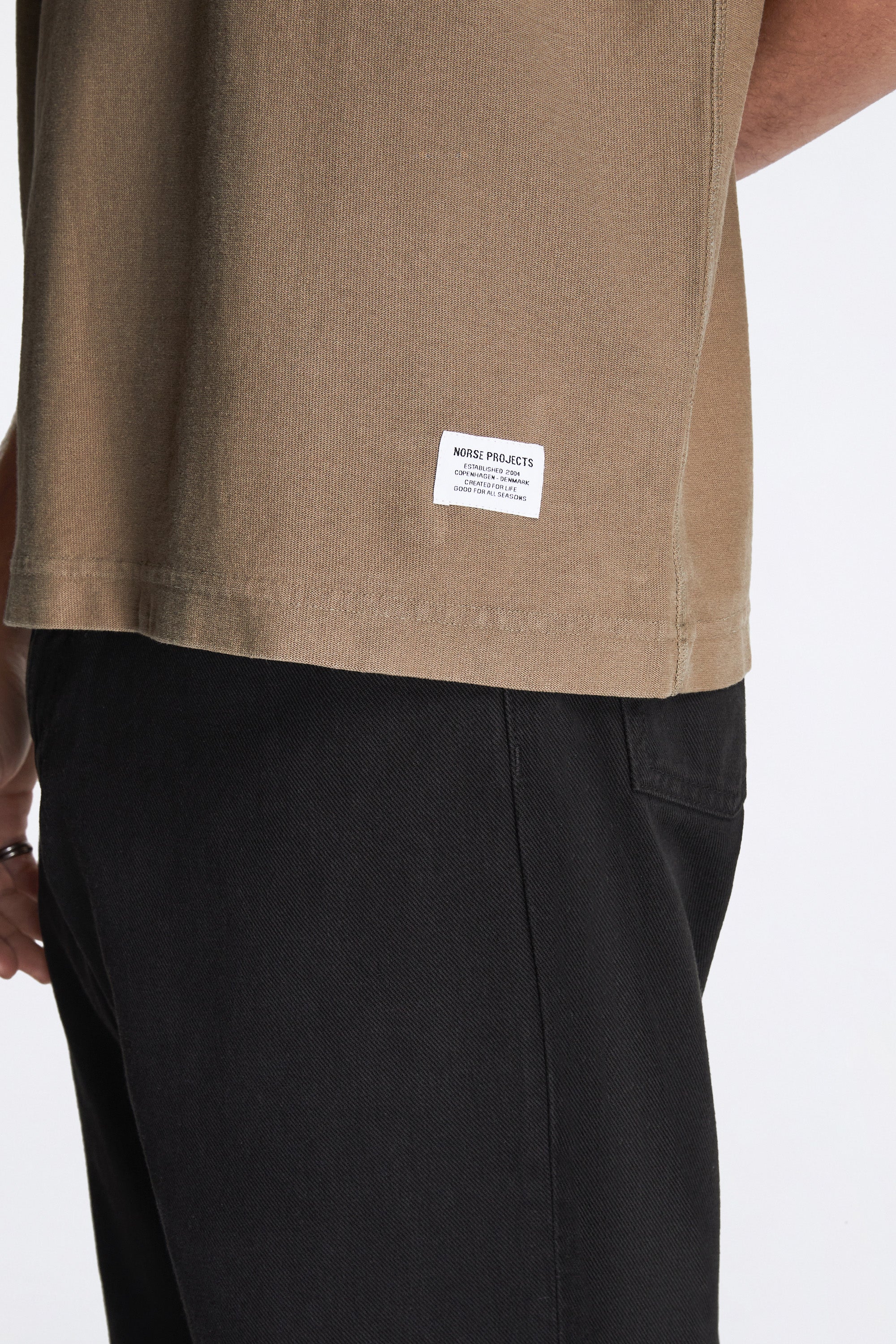 Elmelunde Organic Dry Cotton GMD T-shirt Walnut