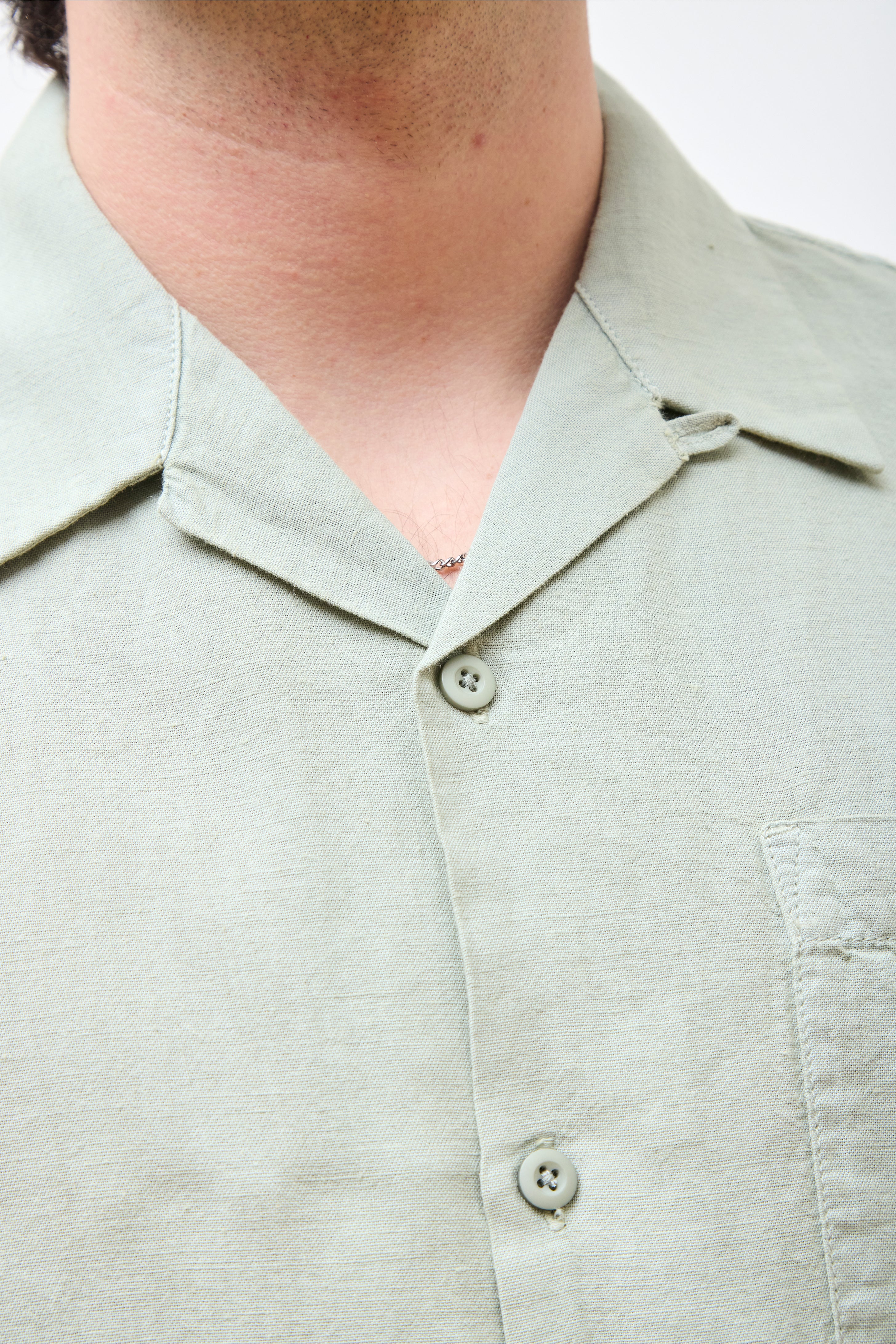 Hemp Camp Collar Shirt Sage