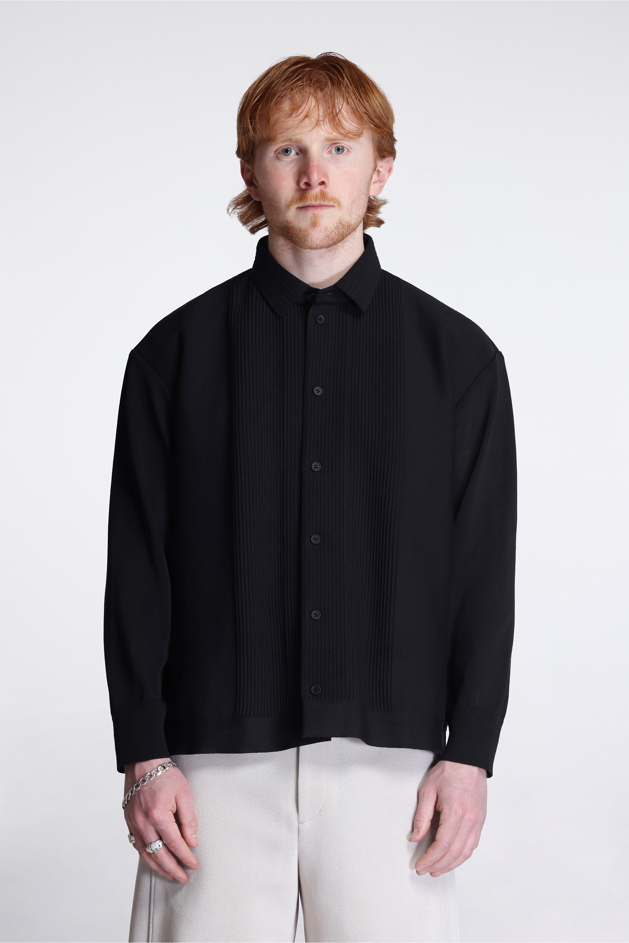 Tc Soft Hypha Tuck Front Shirt Black