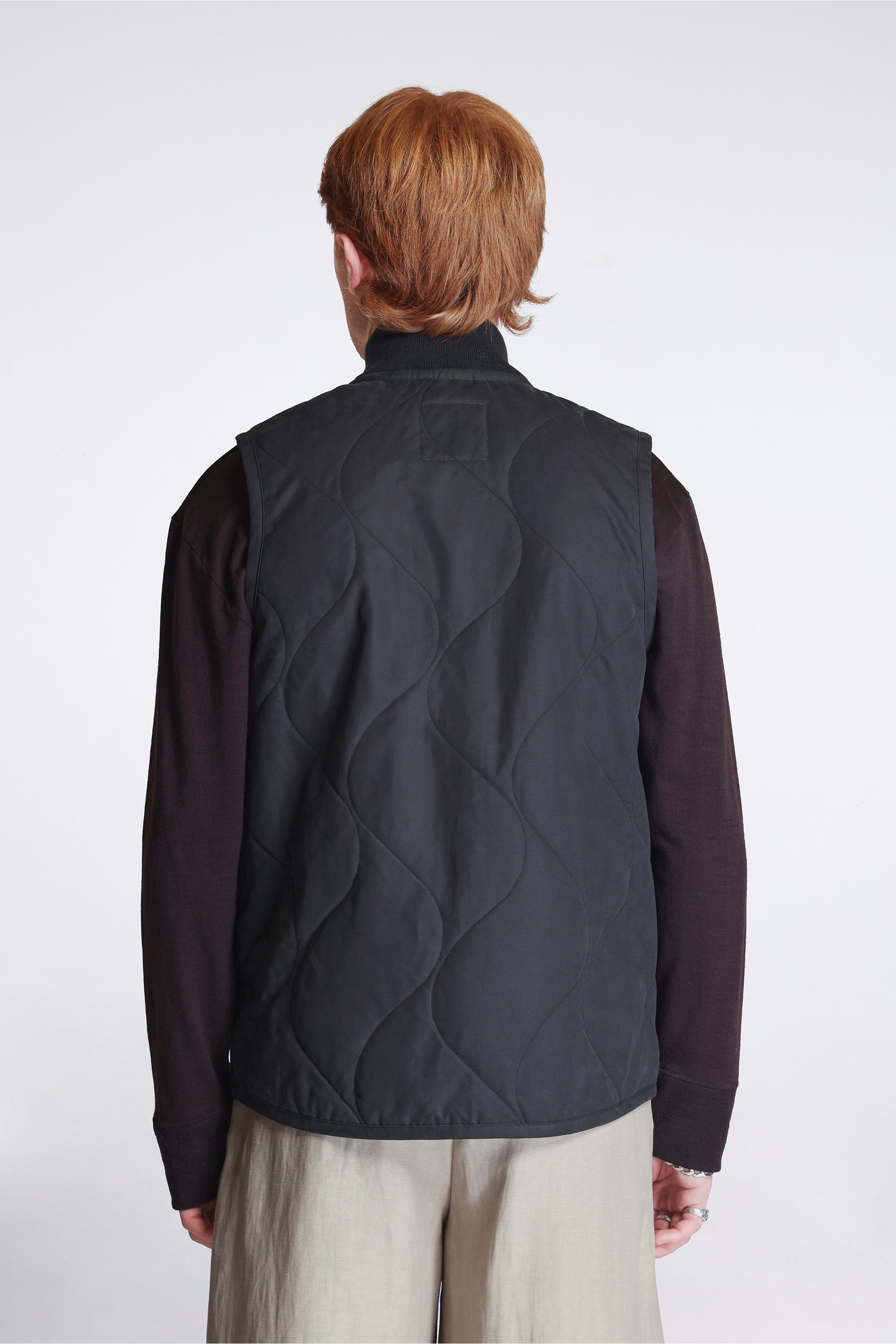 Bomber Gilet Mens Black