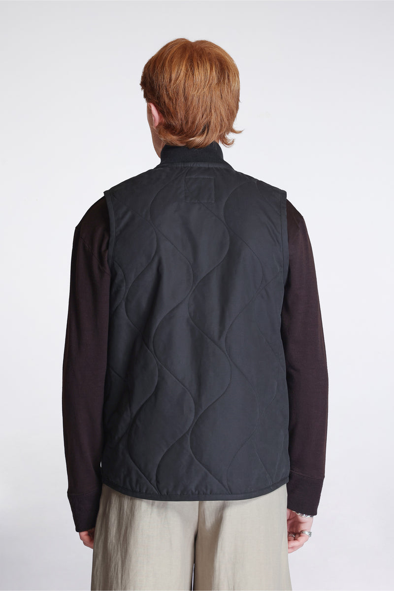 Bomber Gilet Mens Black