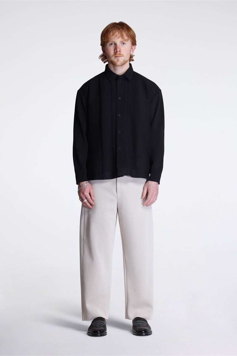 Tc Milan Curved Pants Linen Beige
