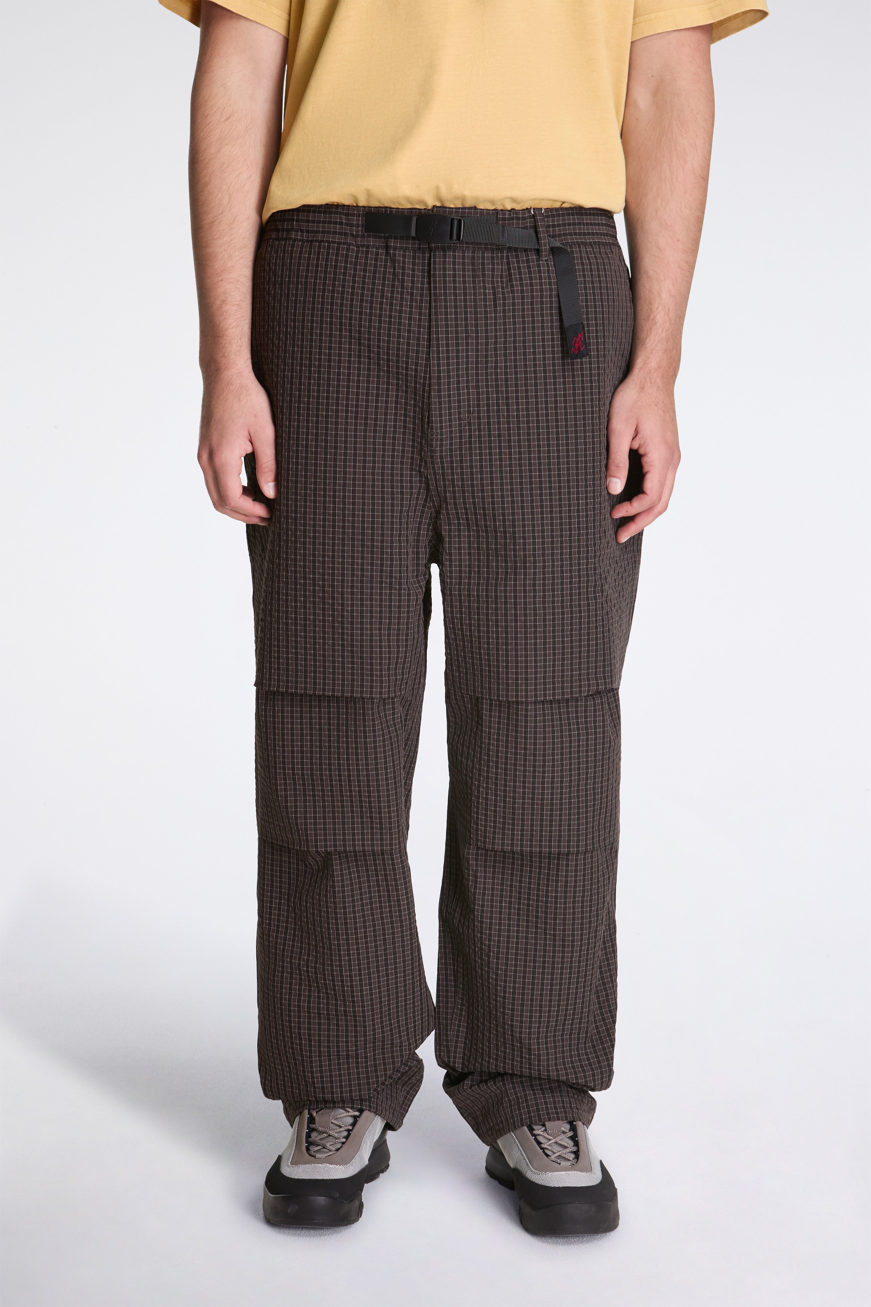 Gramicci Northside Plaid Pant Deep Brown
