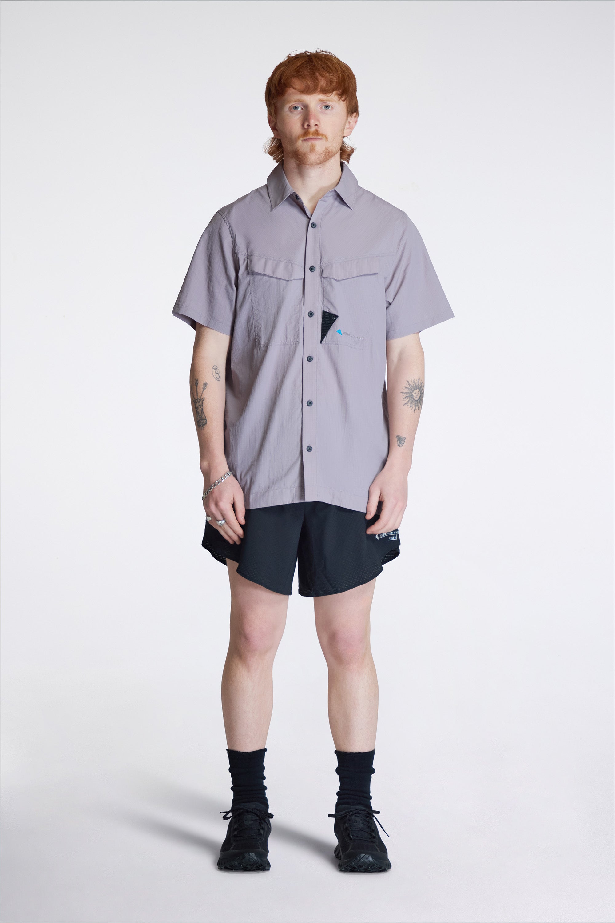 Syn SS Shirt M'S Purple Dove