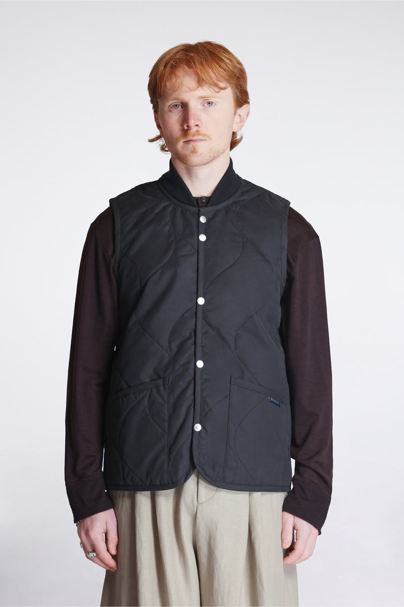 Bomber Gilet Mens Black