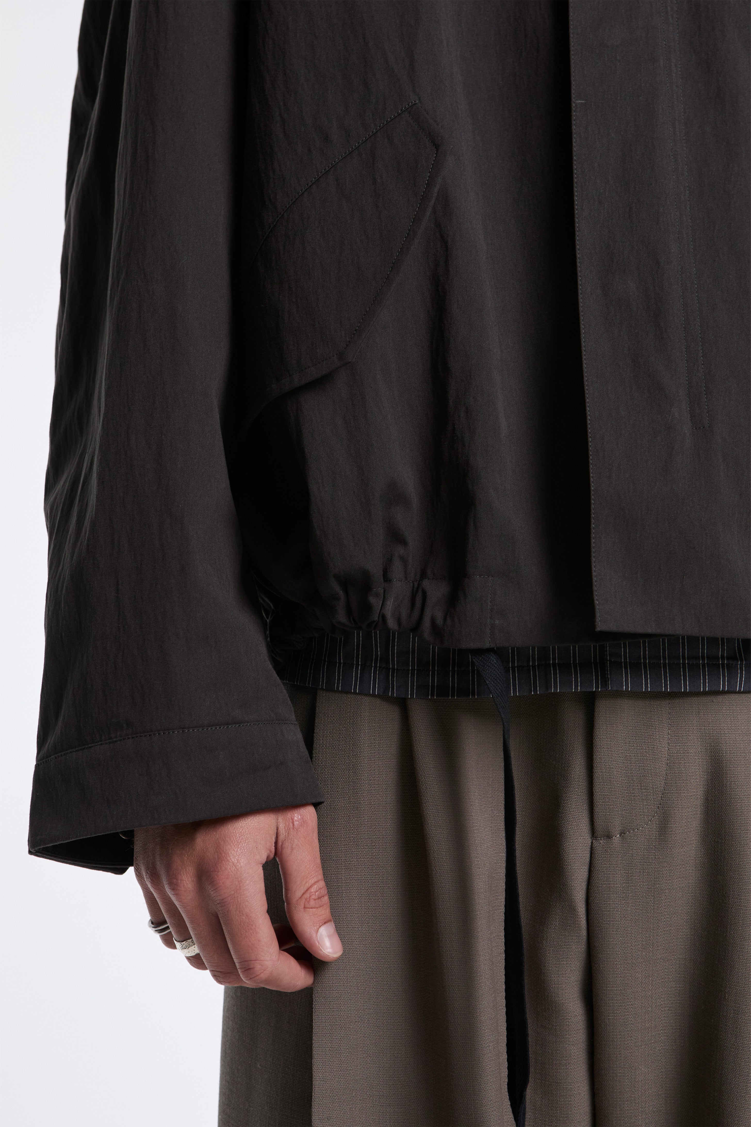 Comba Washed Weather Cloth Jacket Coal