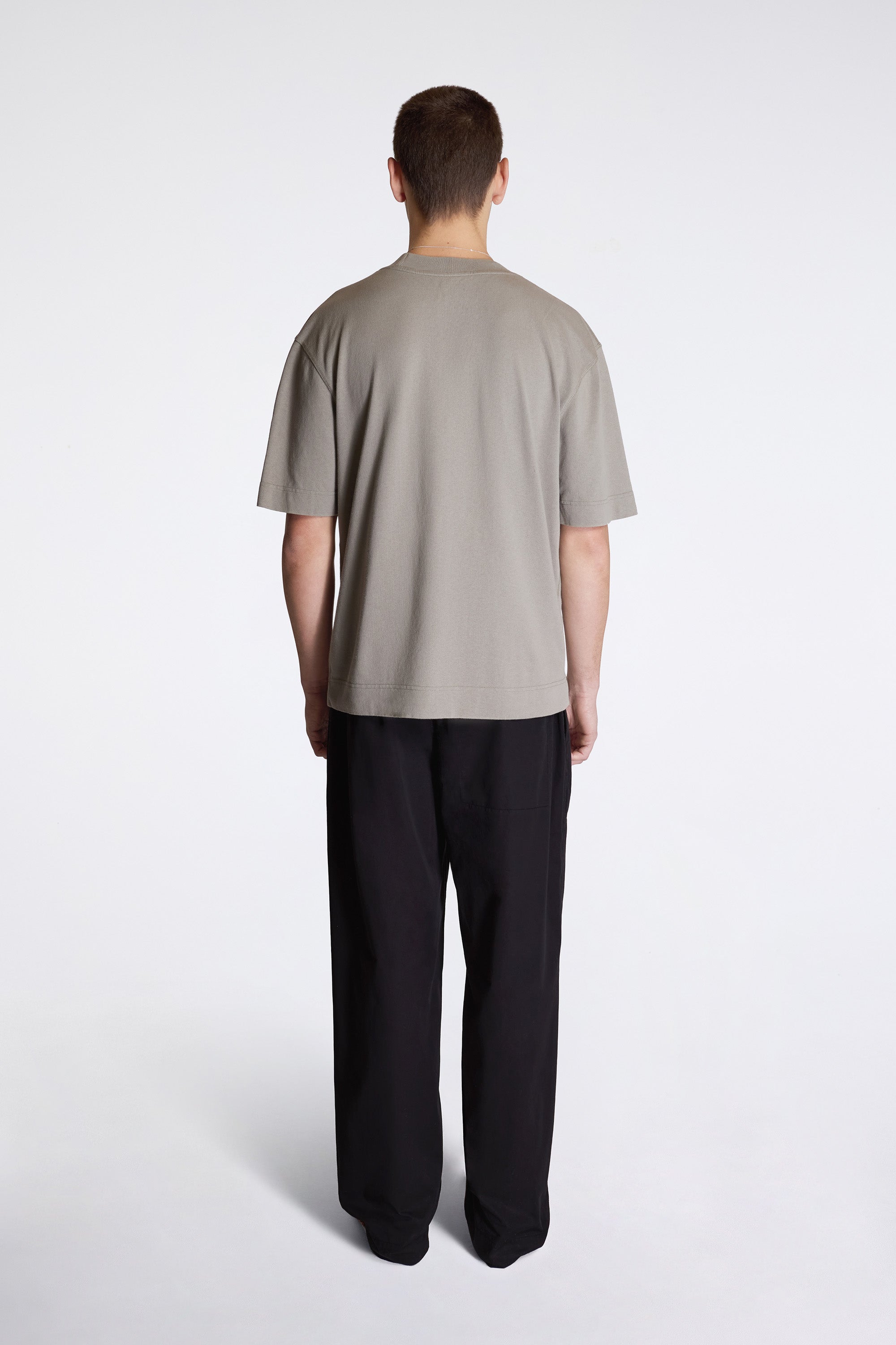 MHL Flatlock Crew Taupe