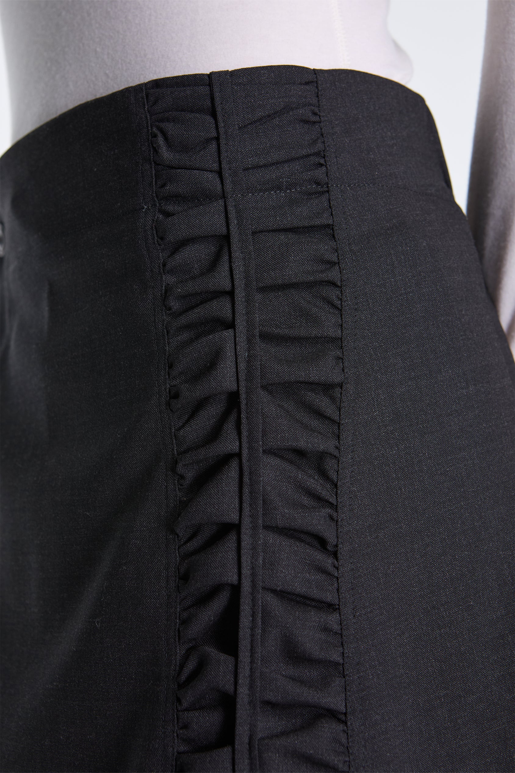 Fossil Wrap Skirt Charcoal