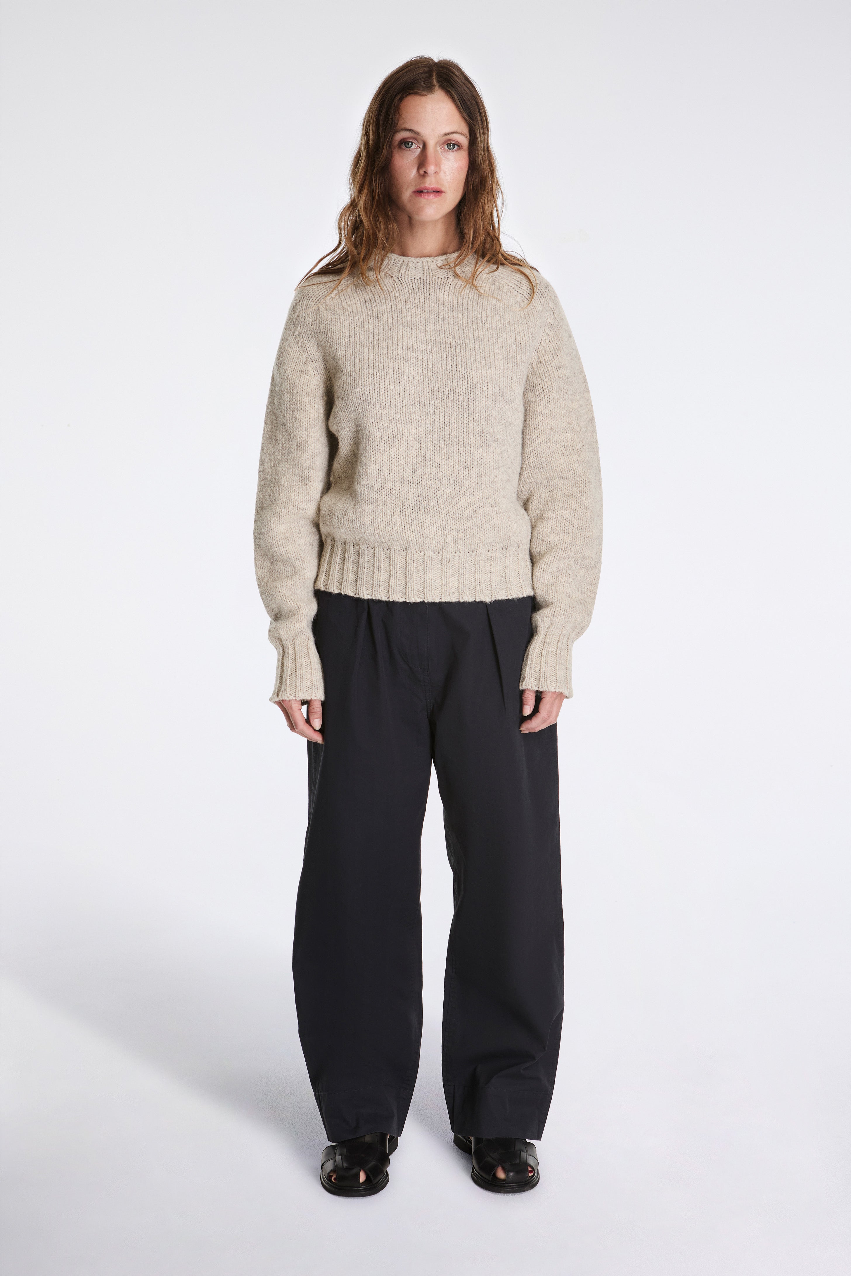 MHL Chunky Seamless Crew Neck Natural