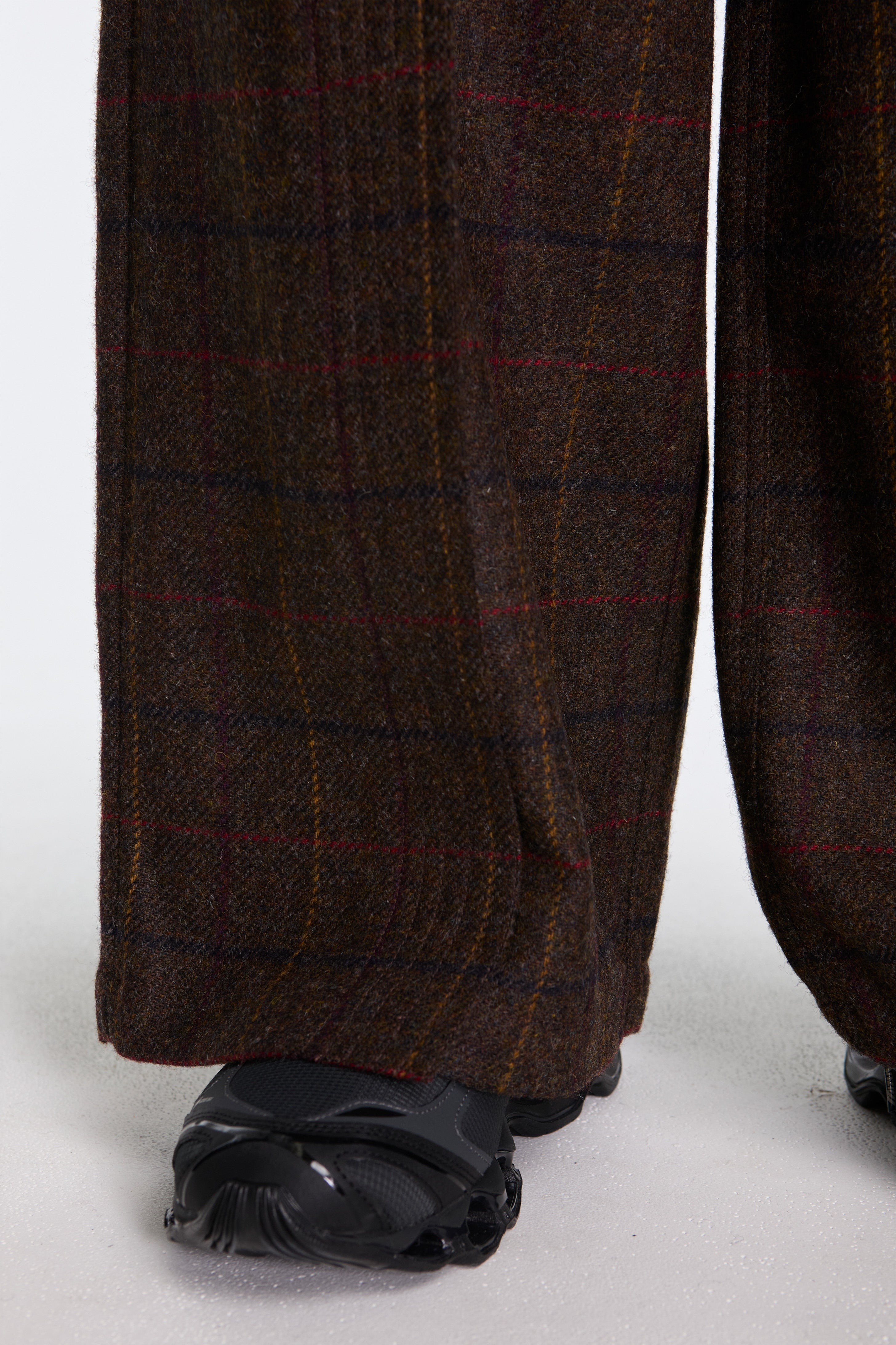 Wool Hakama Track Pants Charcoal