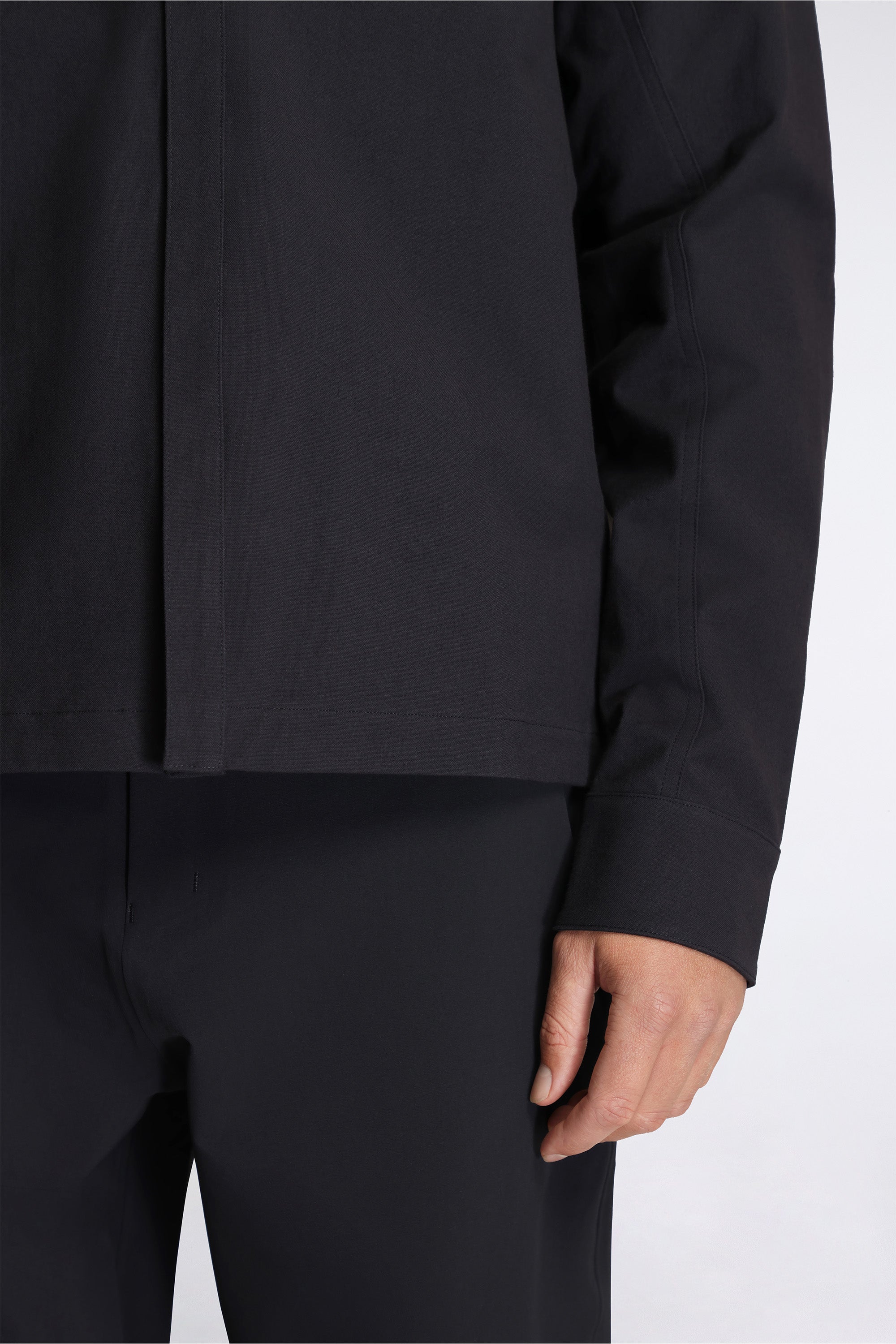 Cronin Cotton Overshirt M Black