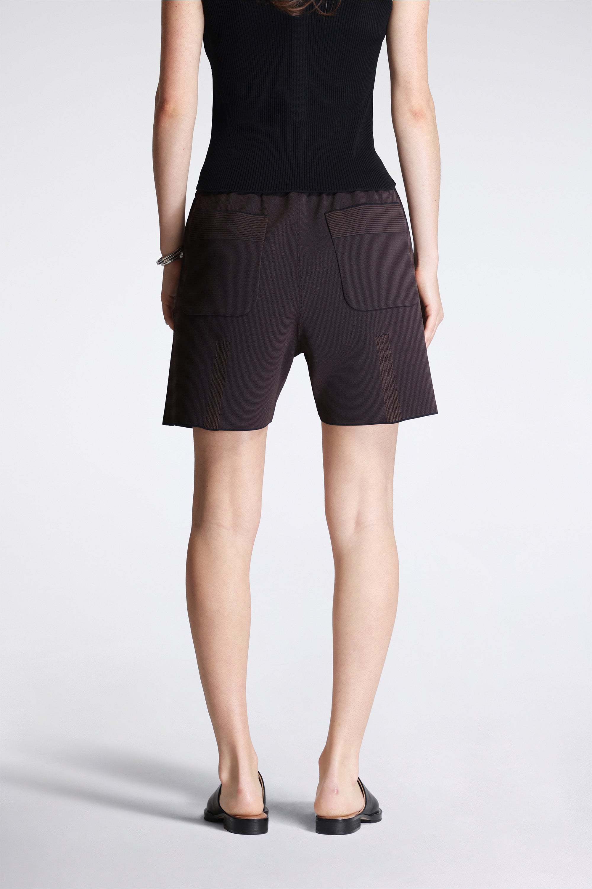 Milan Short Pants Deep Brown