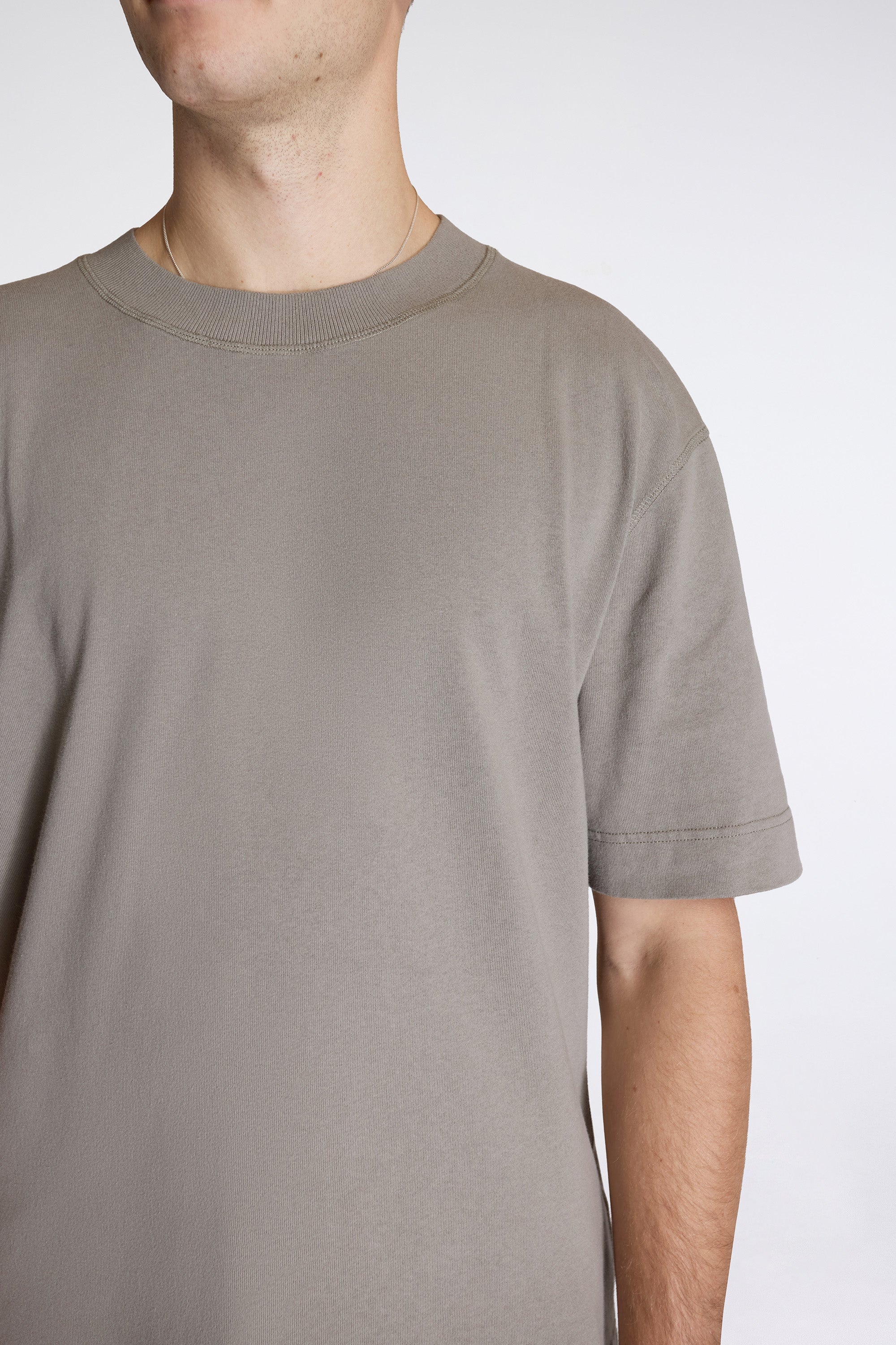 MHL Flatlock Crew Taupe