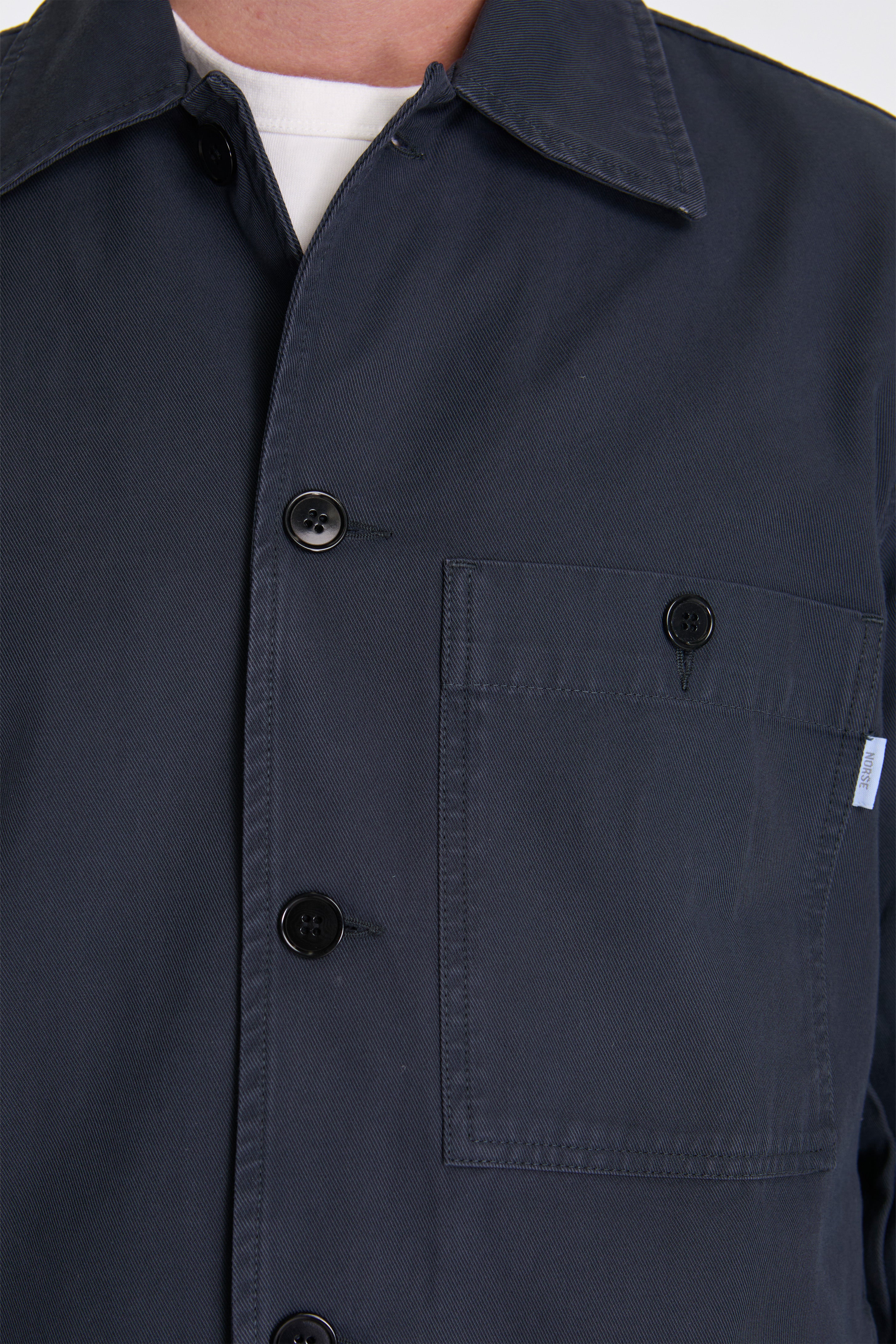 Norse Standard Twill Overshirt Graphite