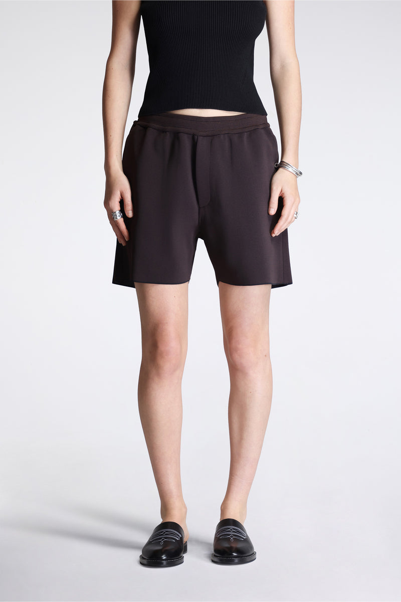 Milan Short Pants Deep Brown