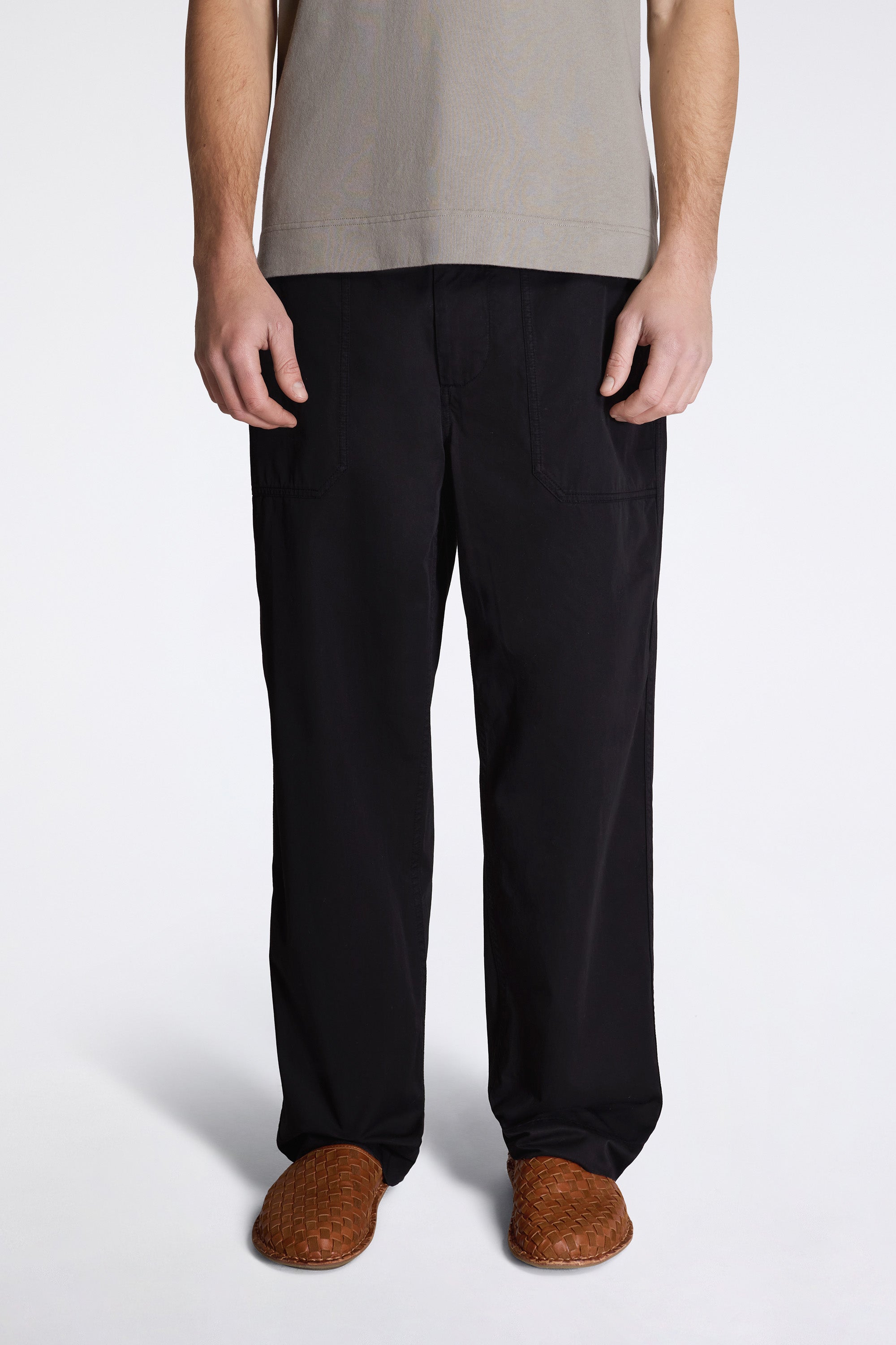 MHL Patch Pocket Utility Trousers Black