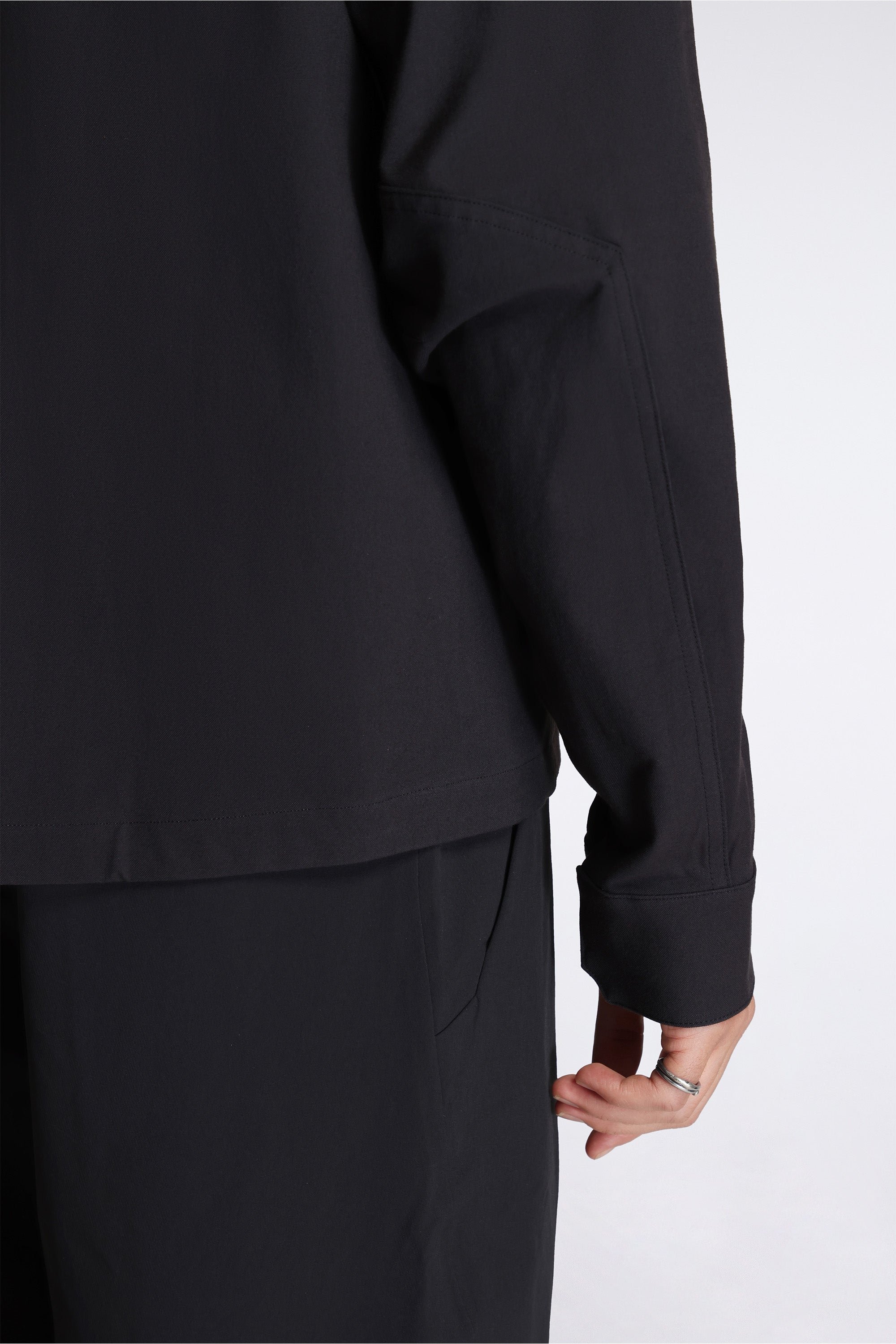 Cronin Cotton Overshirt M Black