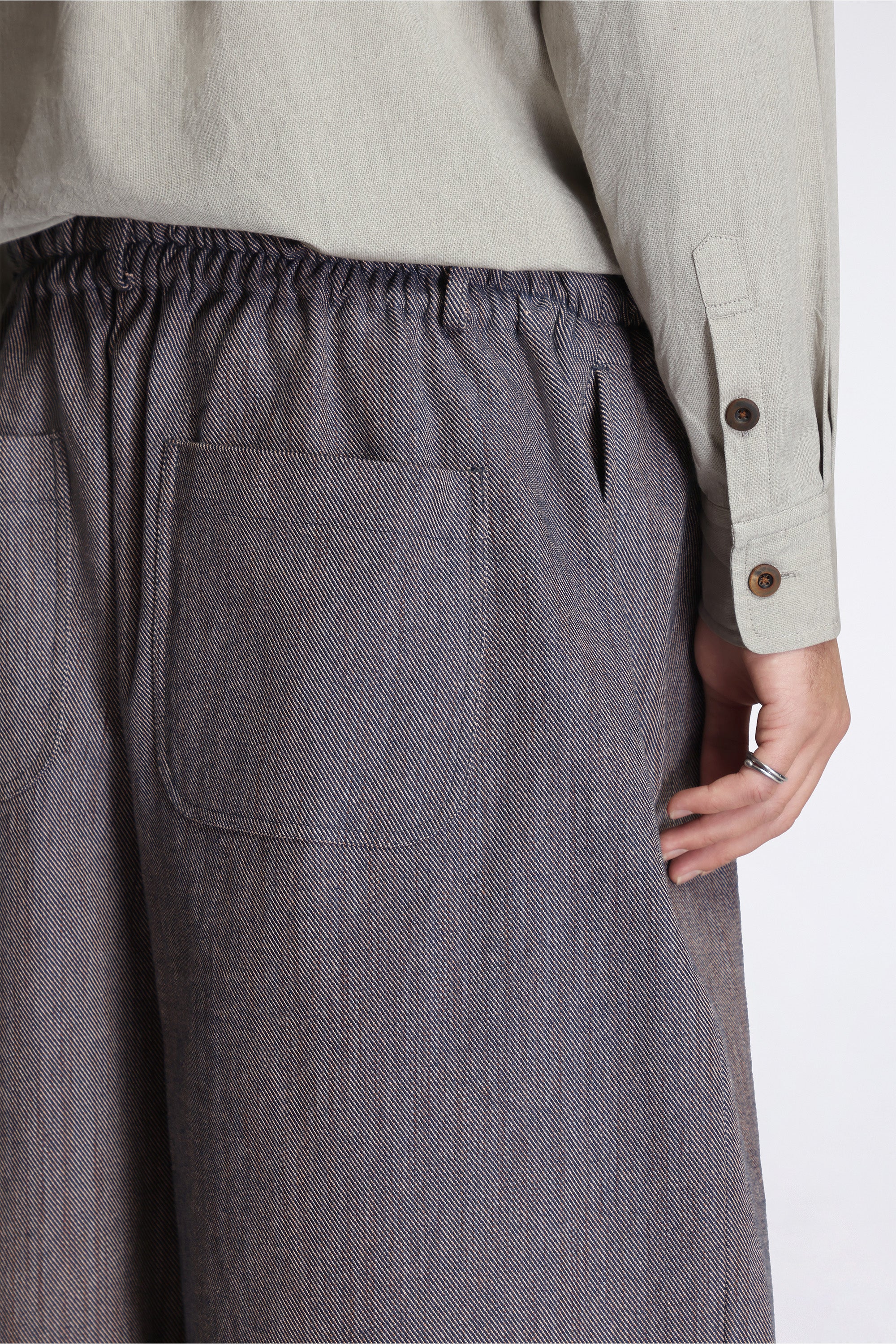 Cocoon Pant Persimmon Back Denim