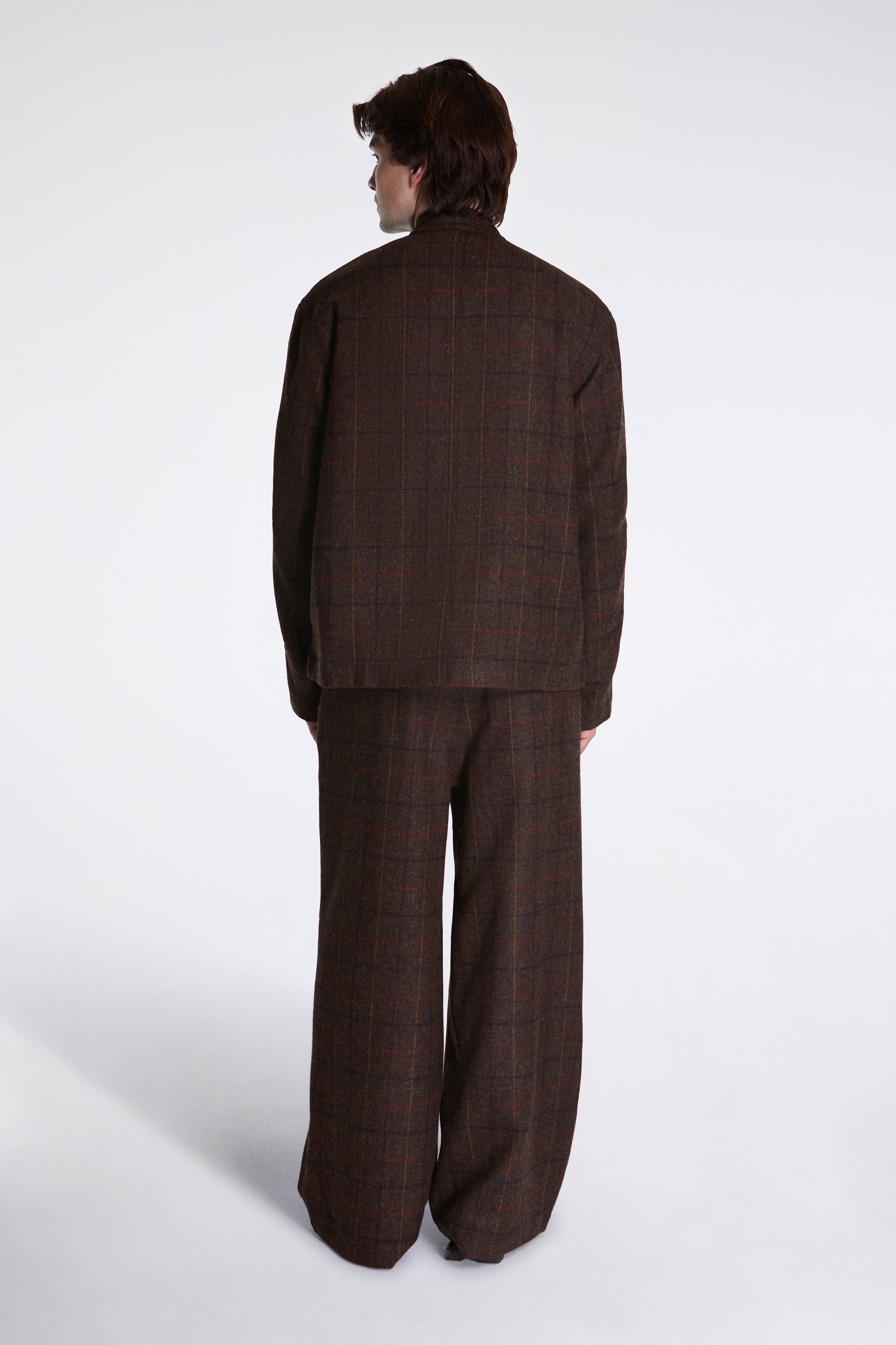 Wool Hakama Track Pants Charcoal