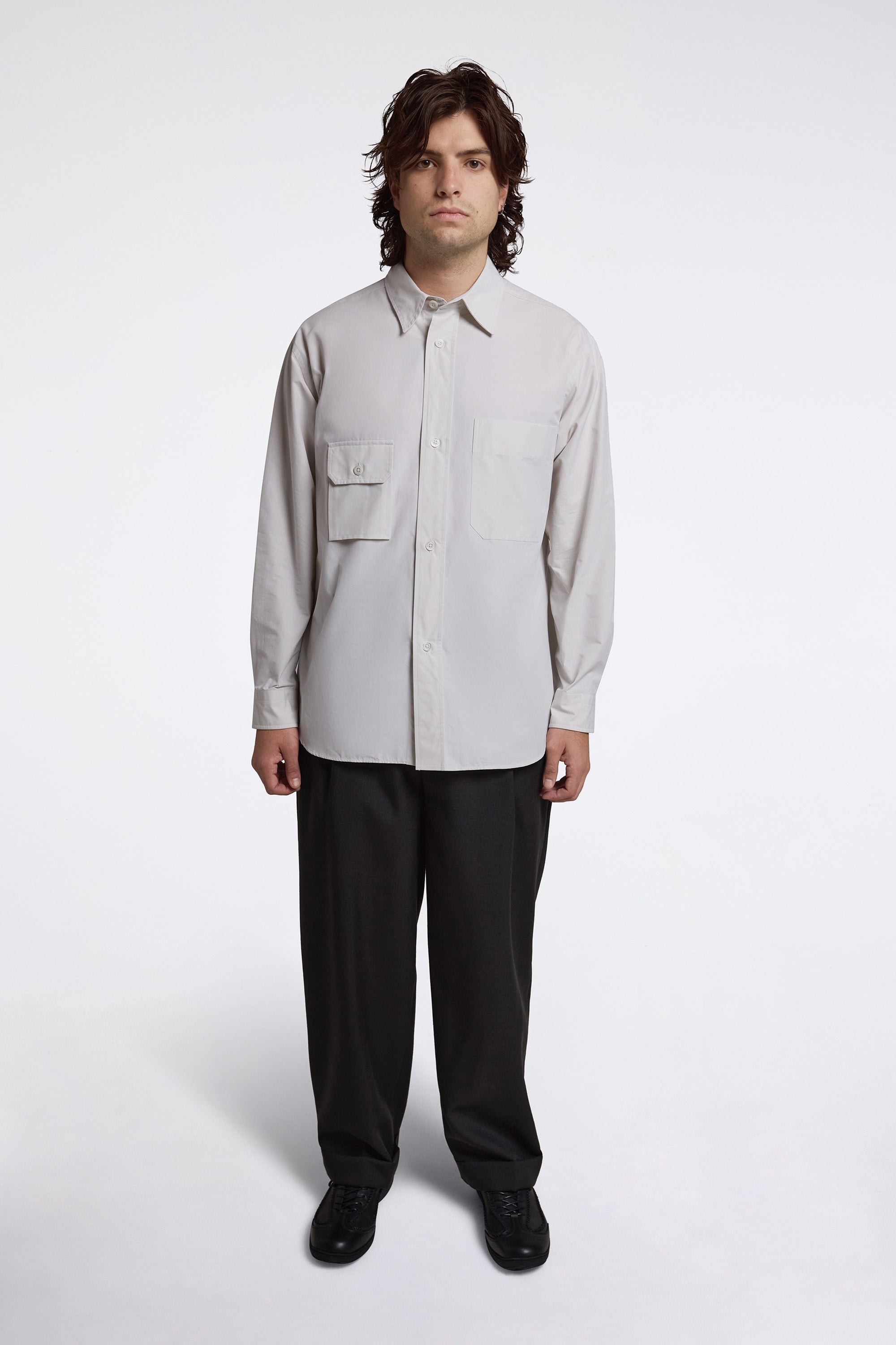 Odd Pocket Shirt Parchment