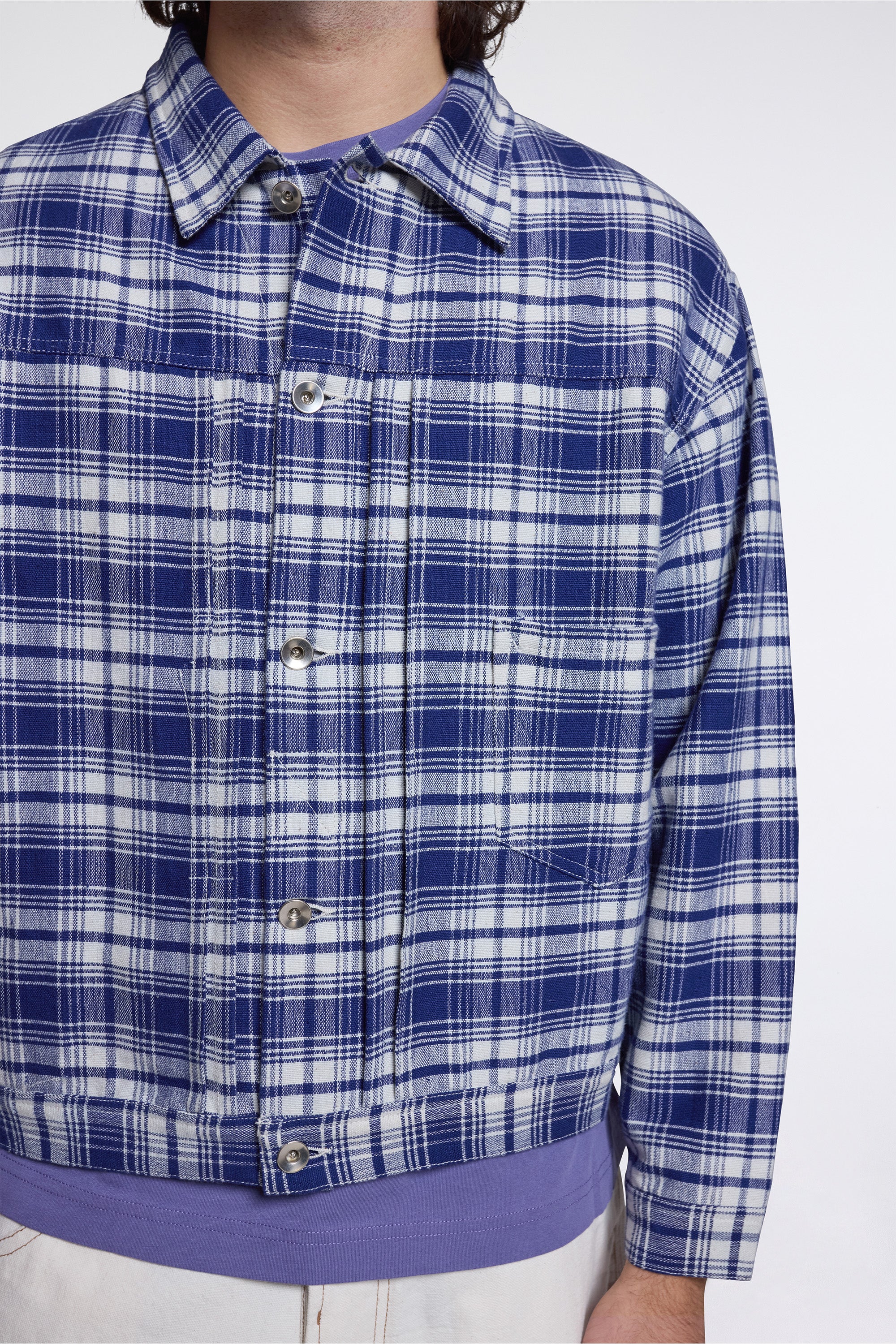 Friday Jacket Picnic Check Wonky-Wear Picnic Check Wonky-Wear