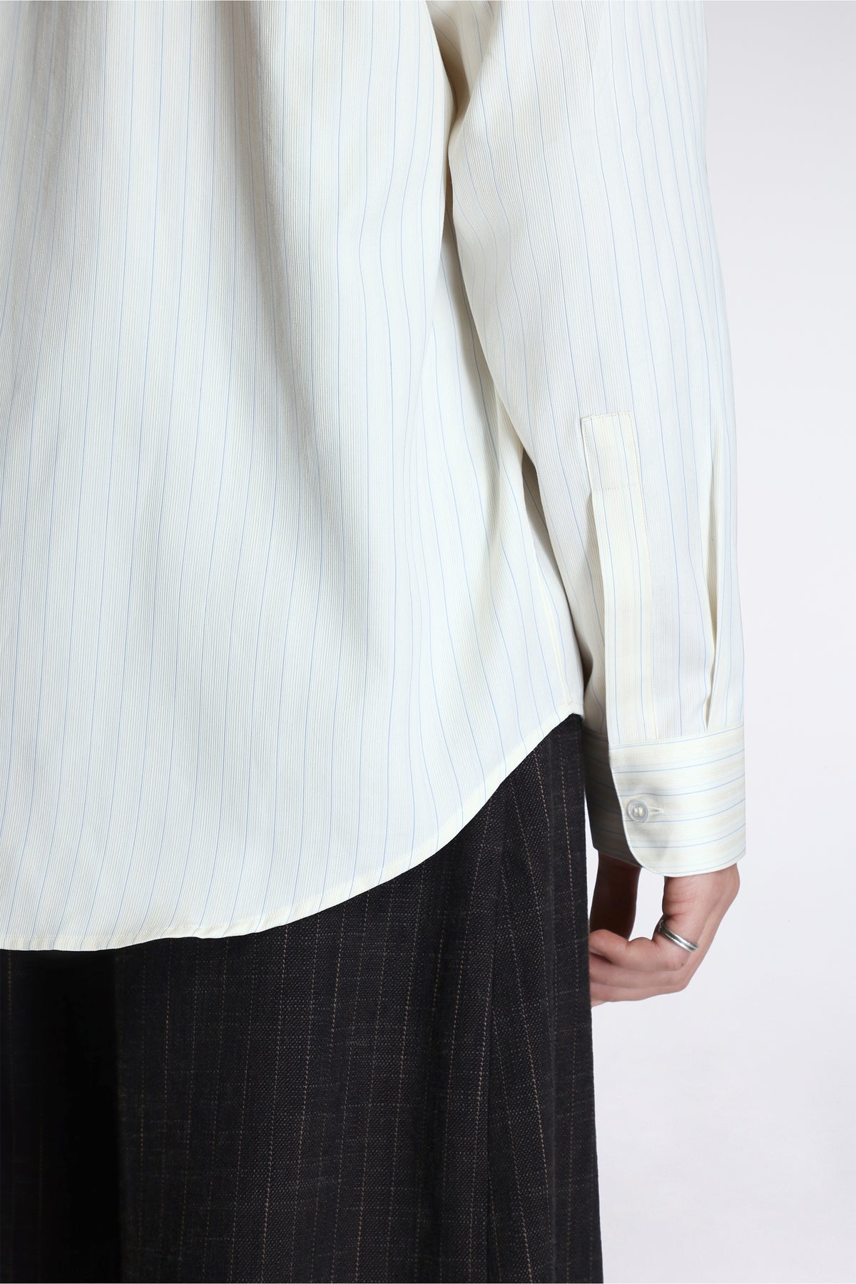 View Shirt Blue Pinstripe
