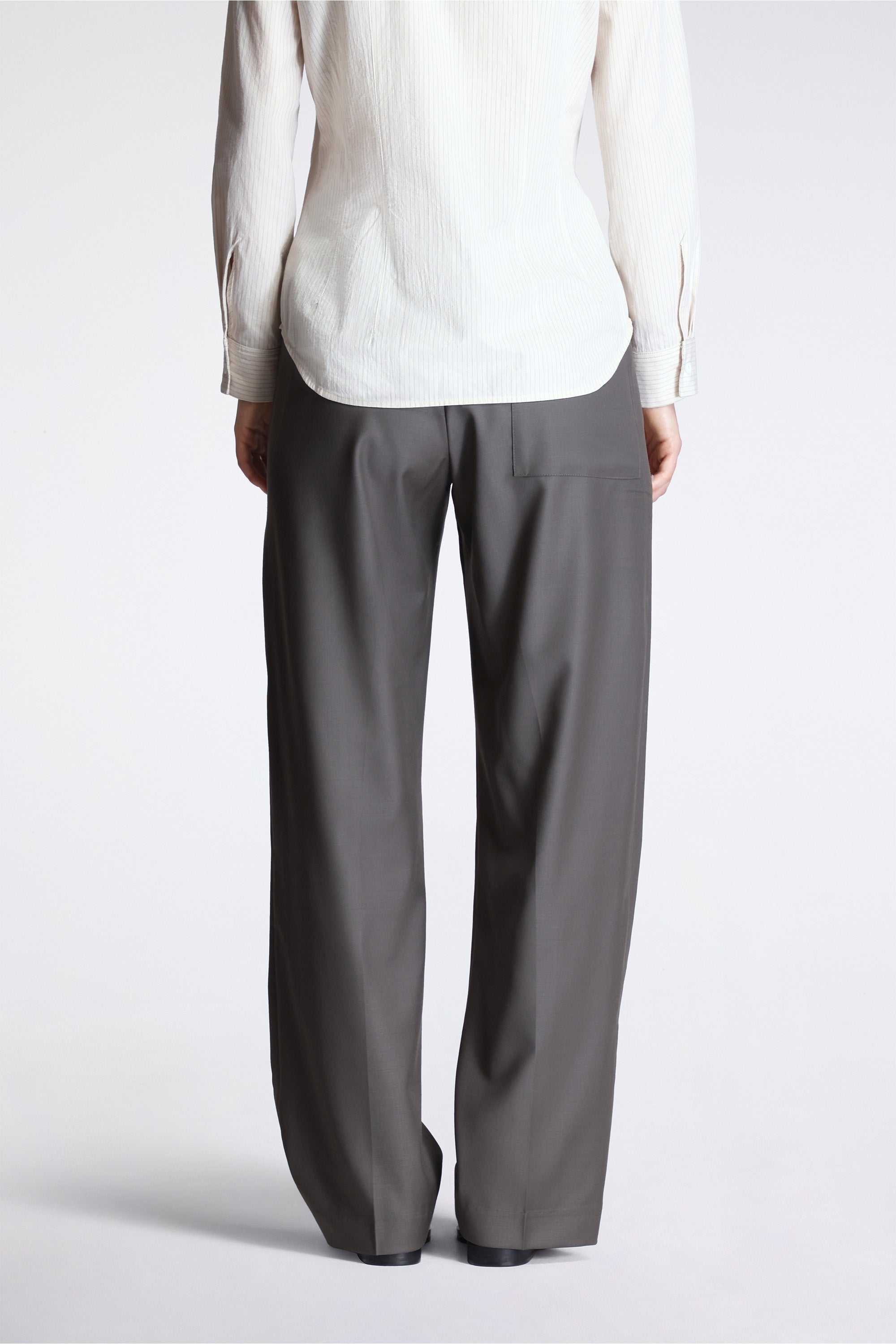 Cinch Trouser Super 140's Wool Clay