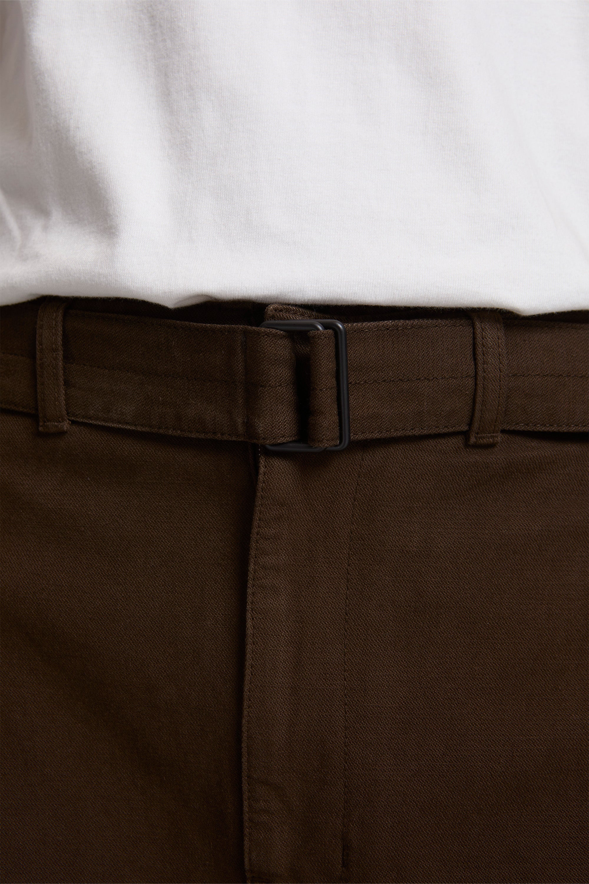 Twisted Belted Pants Cacao