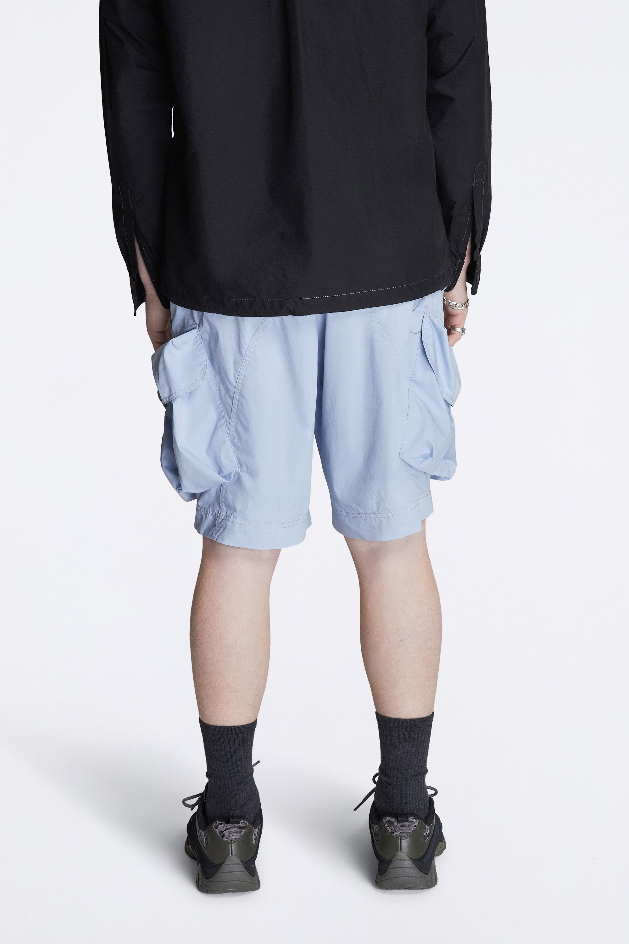 and Wander Multi Pocket Shorts Light Blue | HAVN