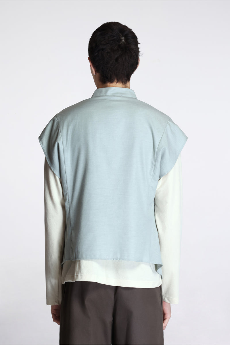 Onate Sleeveless Shirt Soft Green