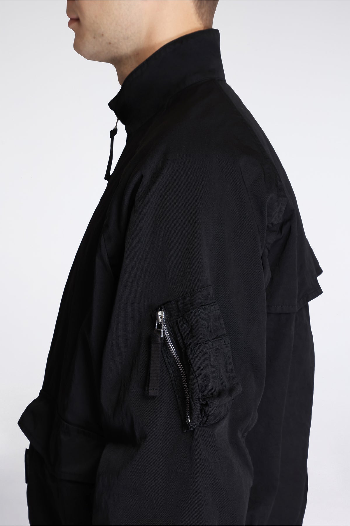 Utility Bomber Jacket Black