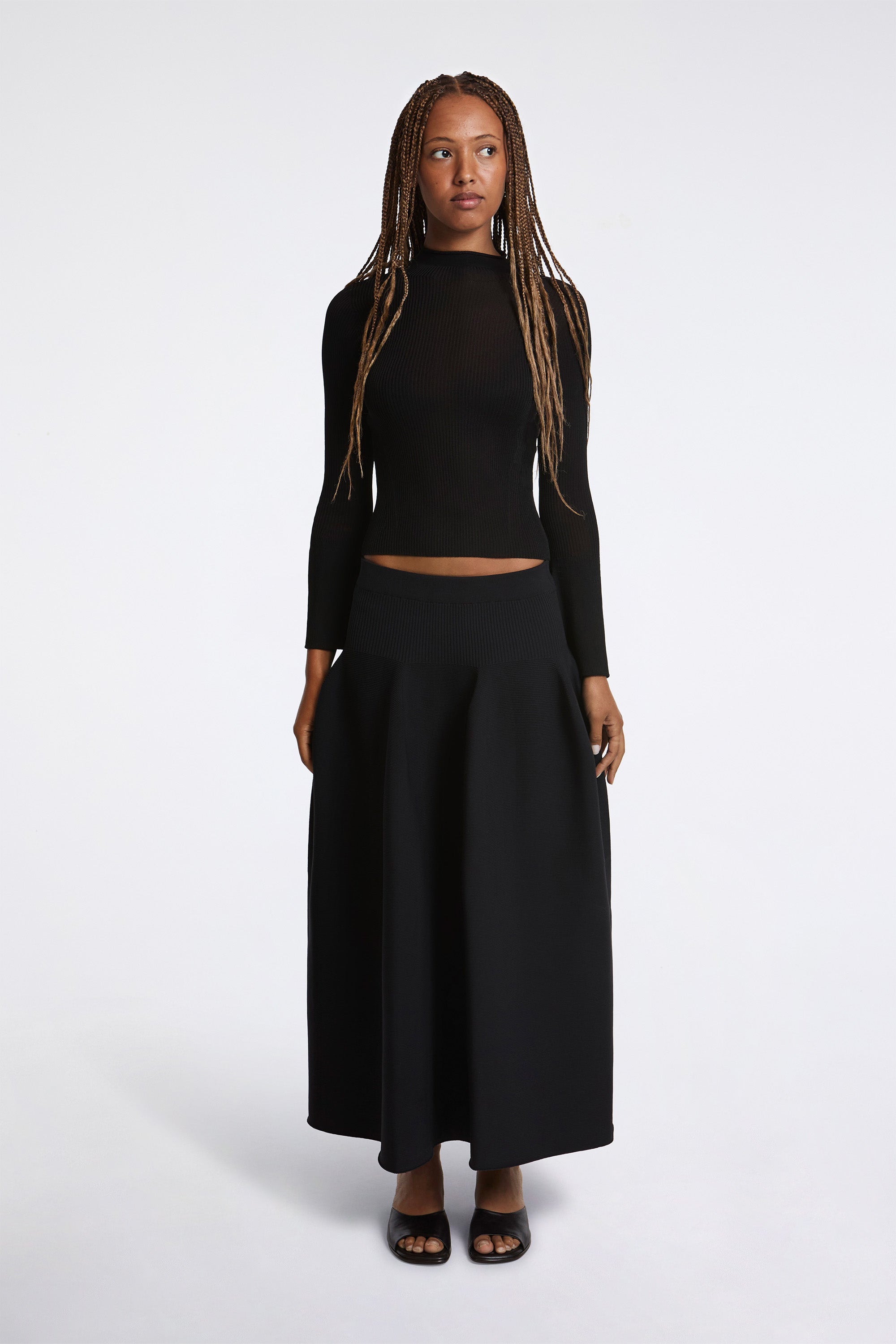 Pottery Skirt Black