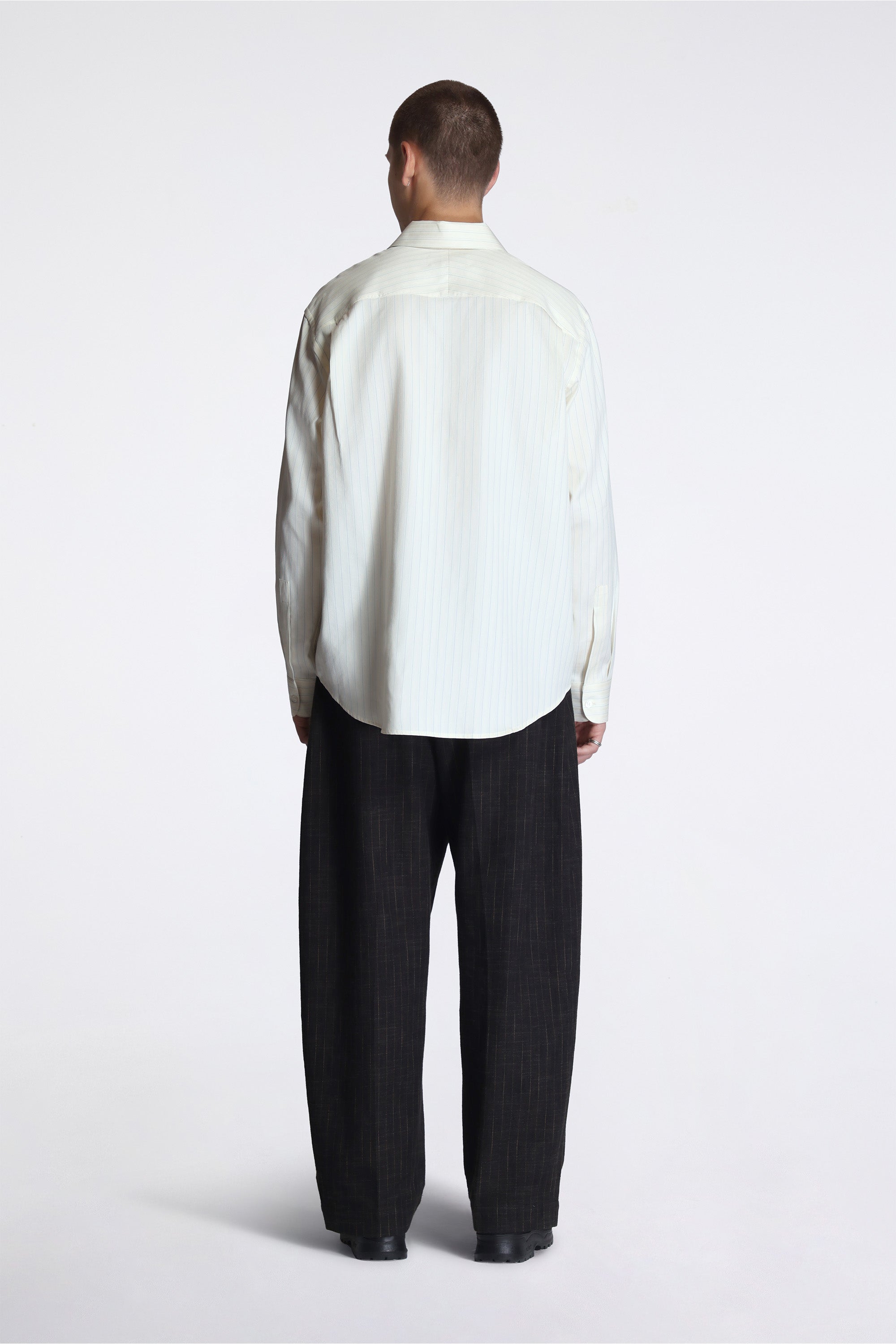 View Shirt Blue Pinstripe