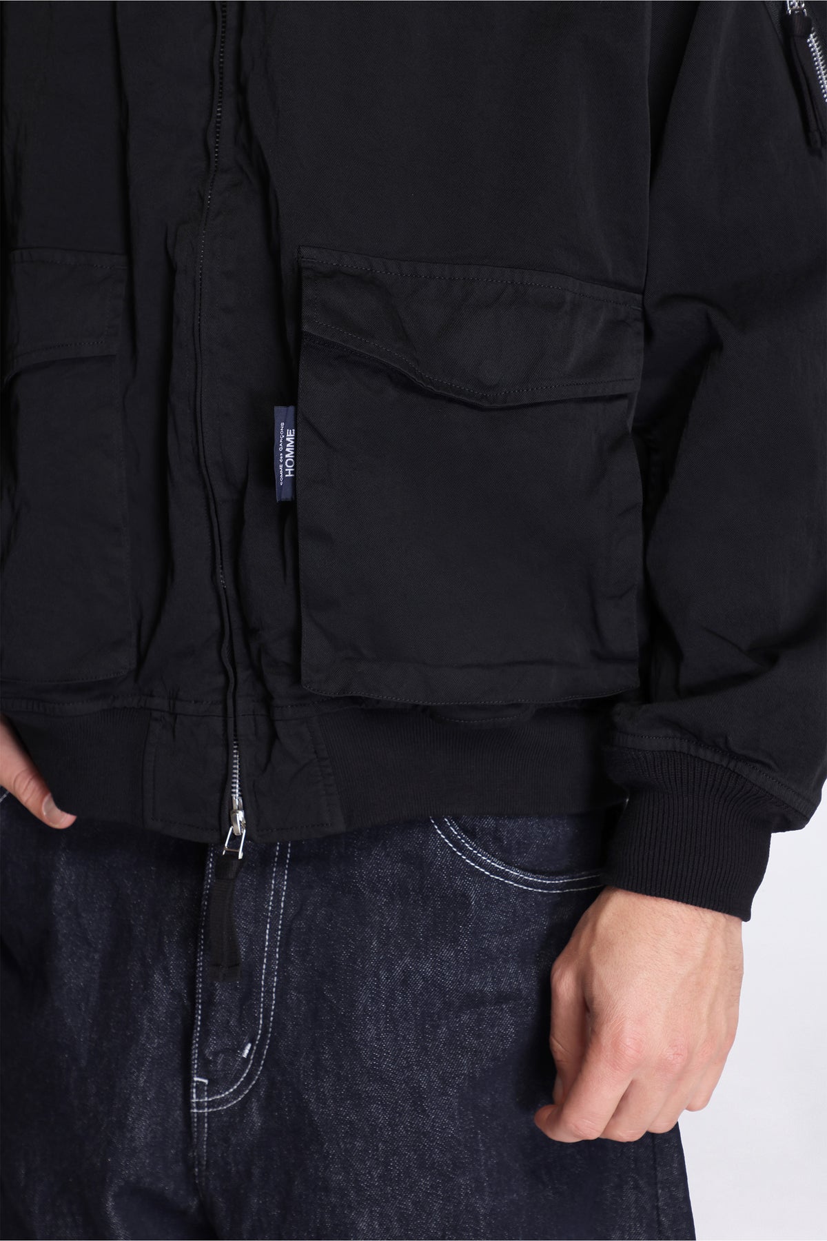 Utility Bomber Jacket Black