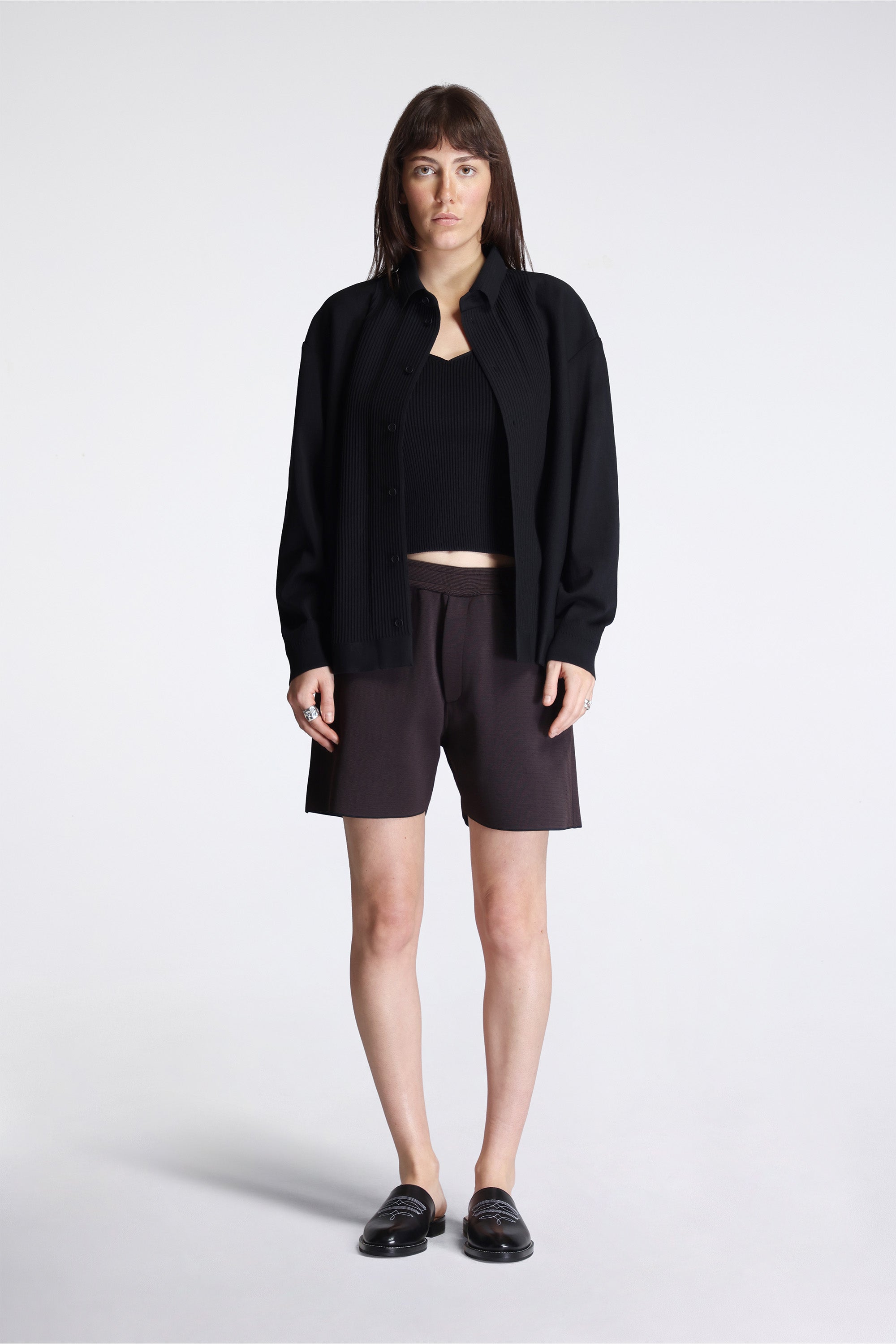 Milan Short Pants Deep Brown