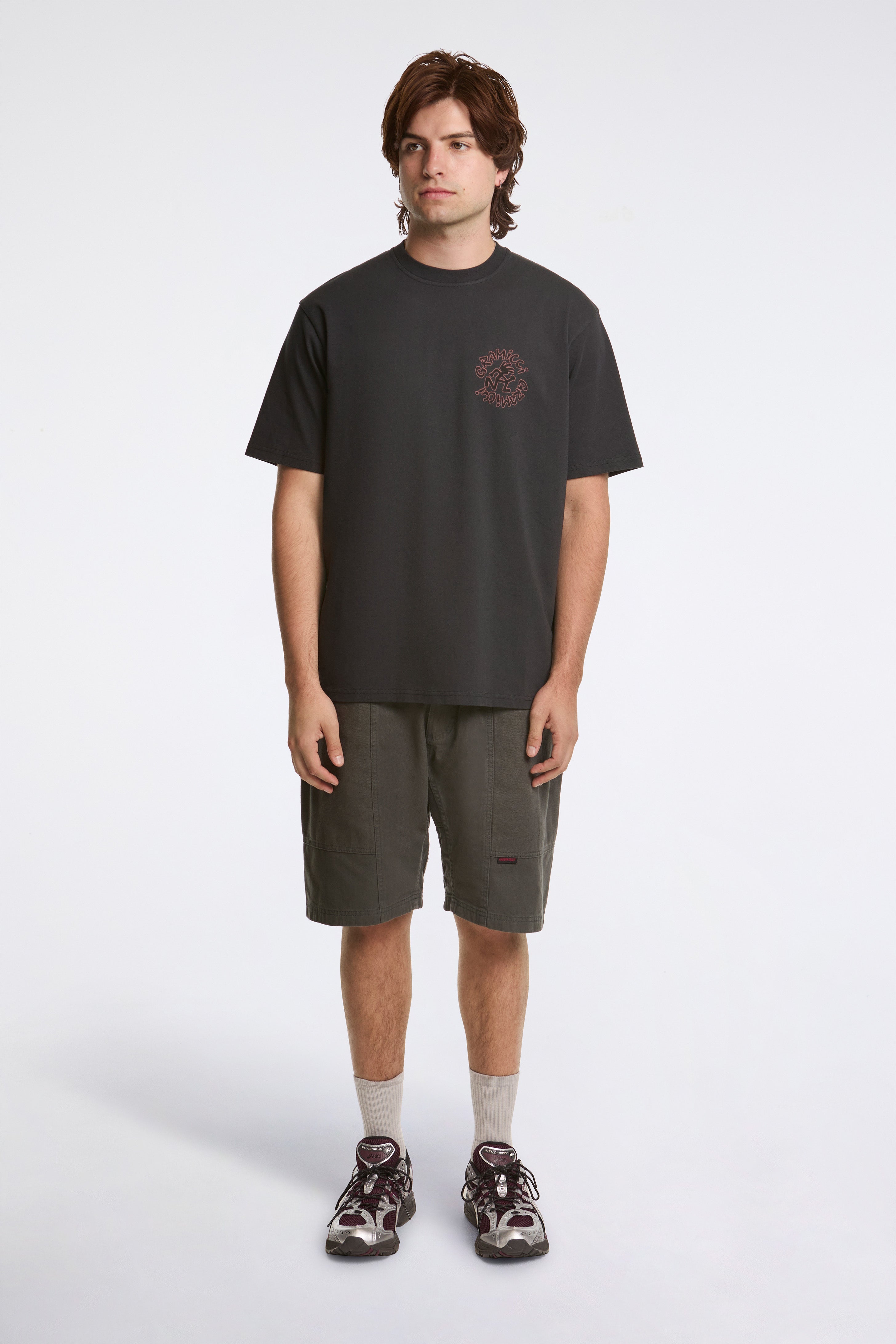 Running Man Tee Vintage Black