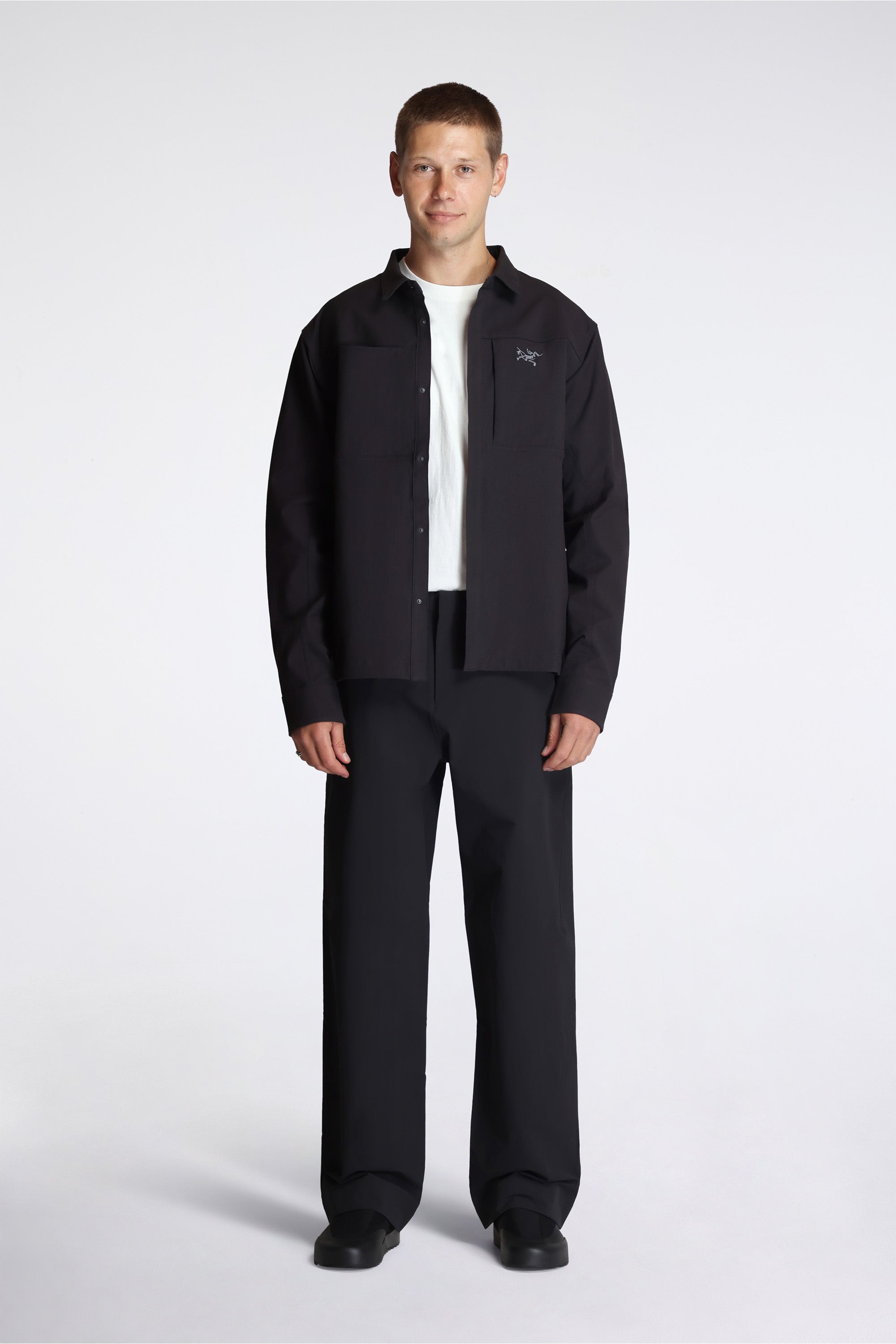 Cronin Cotton Overshirt M Black