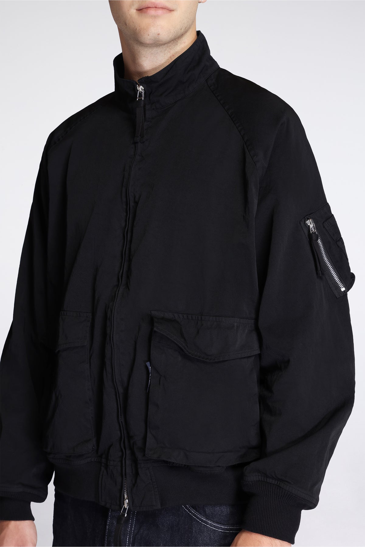 Utility Bomber Jacket Black